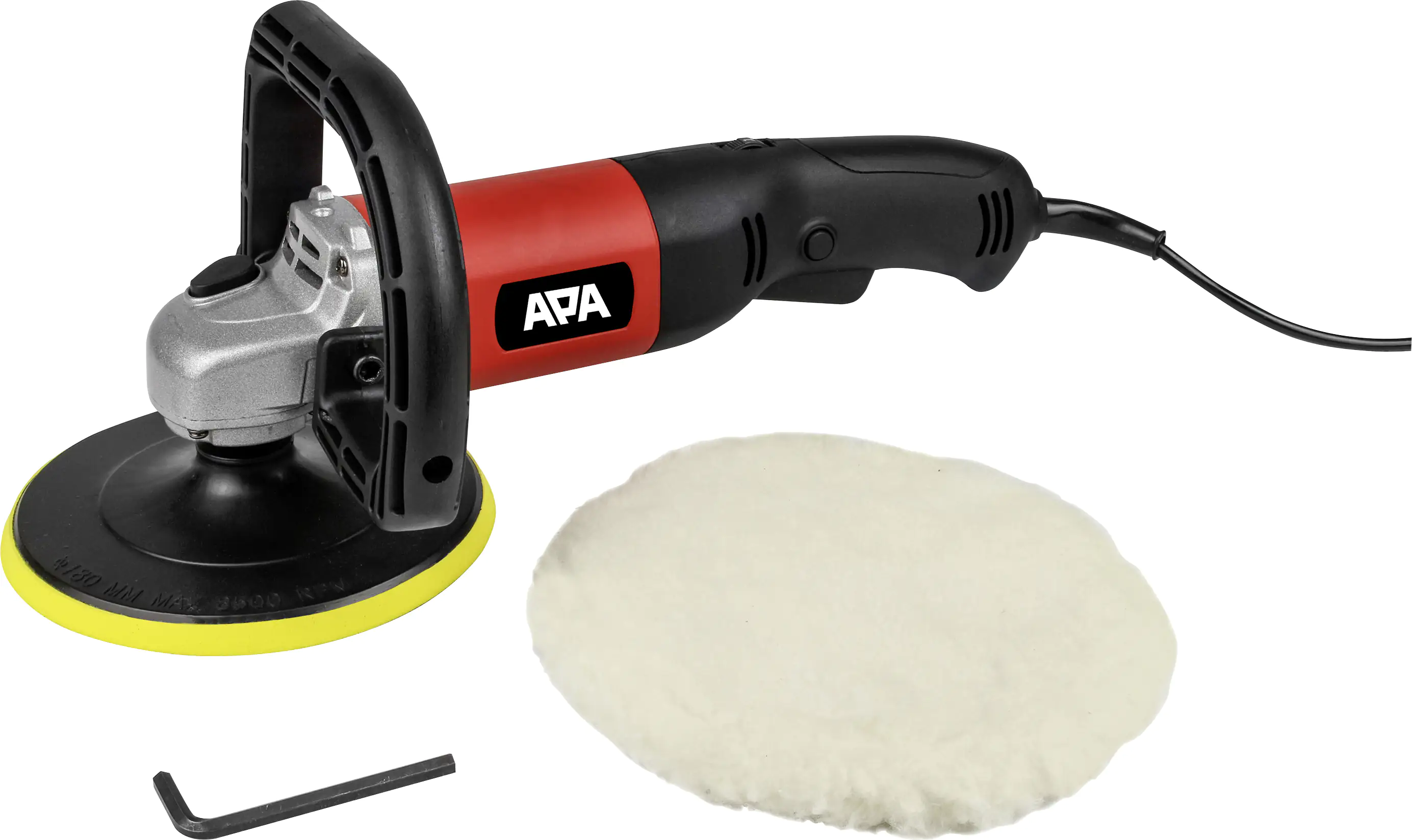 APA Poliermaschine 1200W Ø 180mm, 2m Kabel