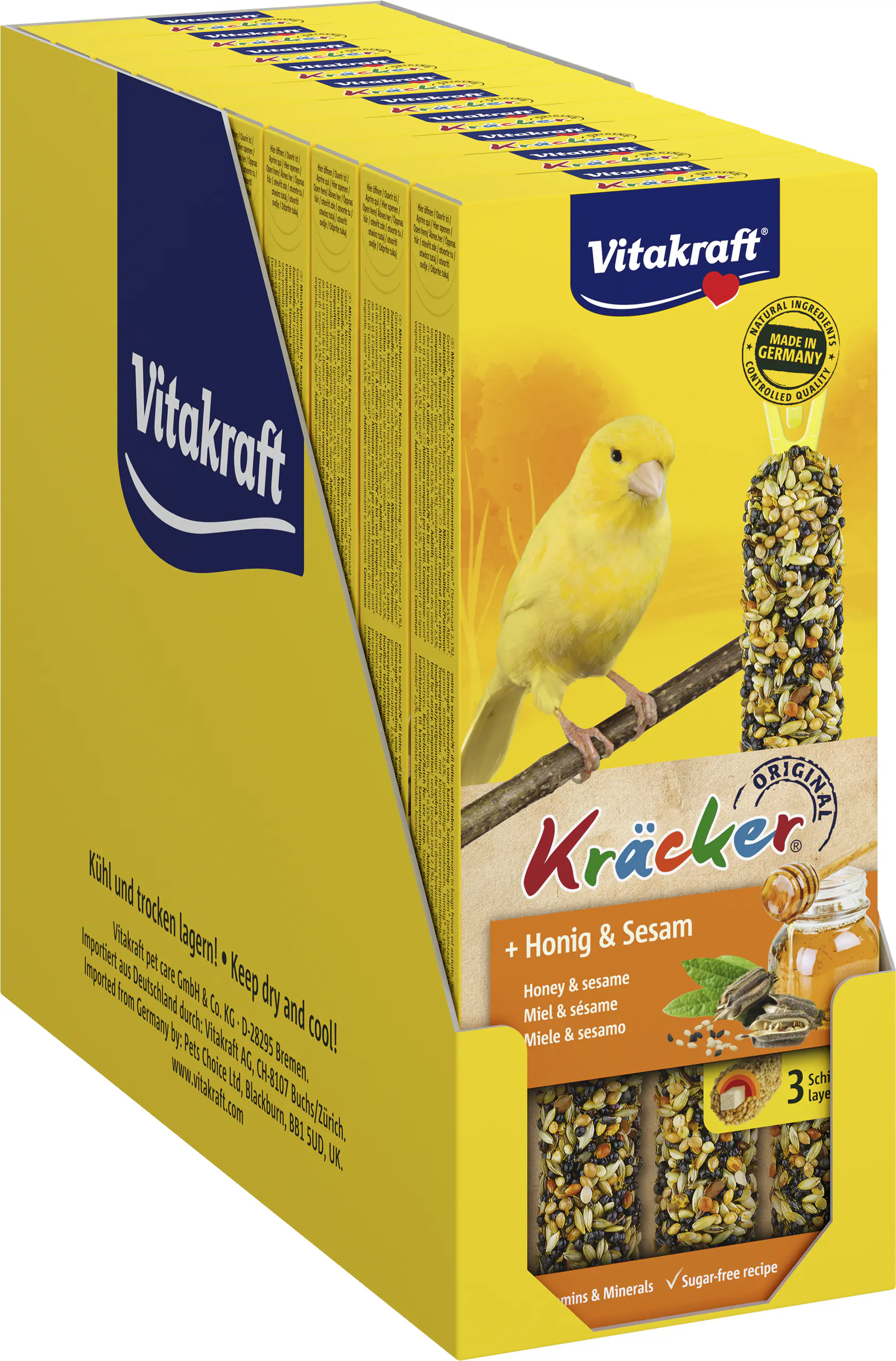 Vitakraft Kräcker® Honig & Sesam 3 Stück / 90 g