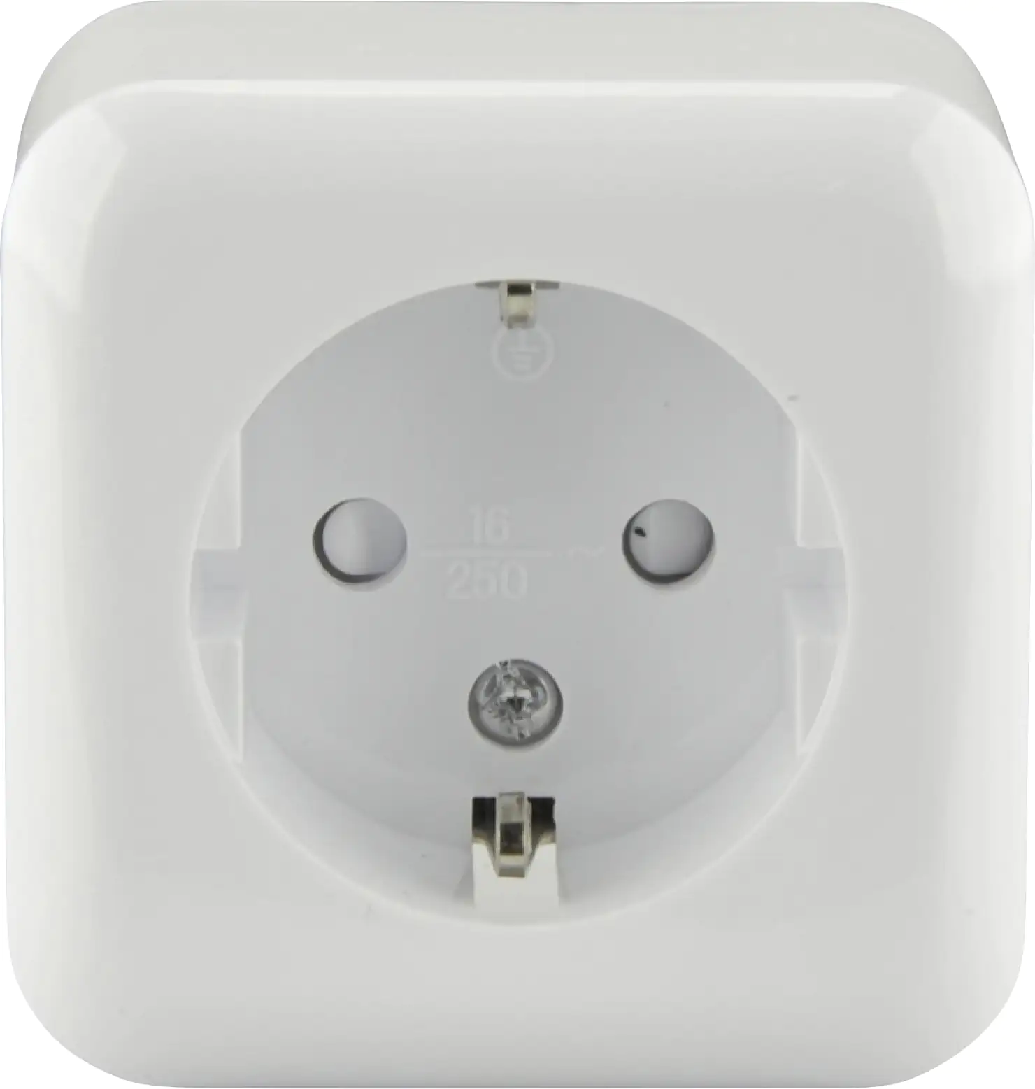 Unitec Steckdose Aufputz weiß, Serie Standard