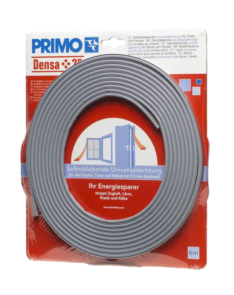 Primo Universaldichtung Fenster + Türen grau, 2-5 mm, 6 Meter