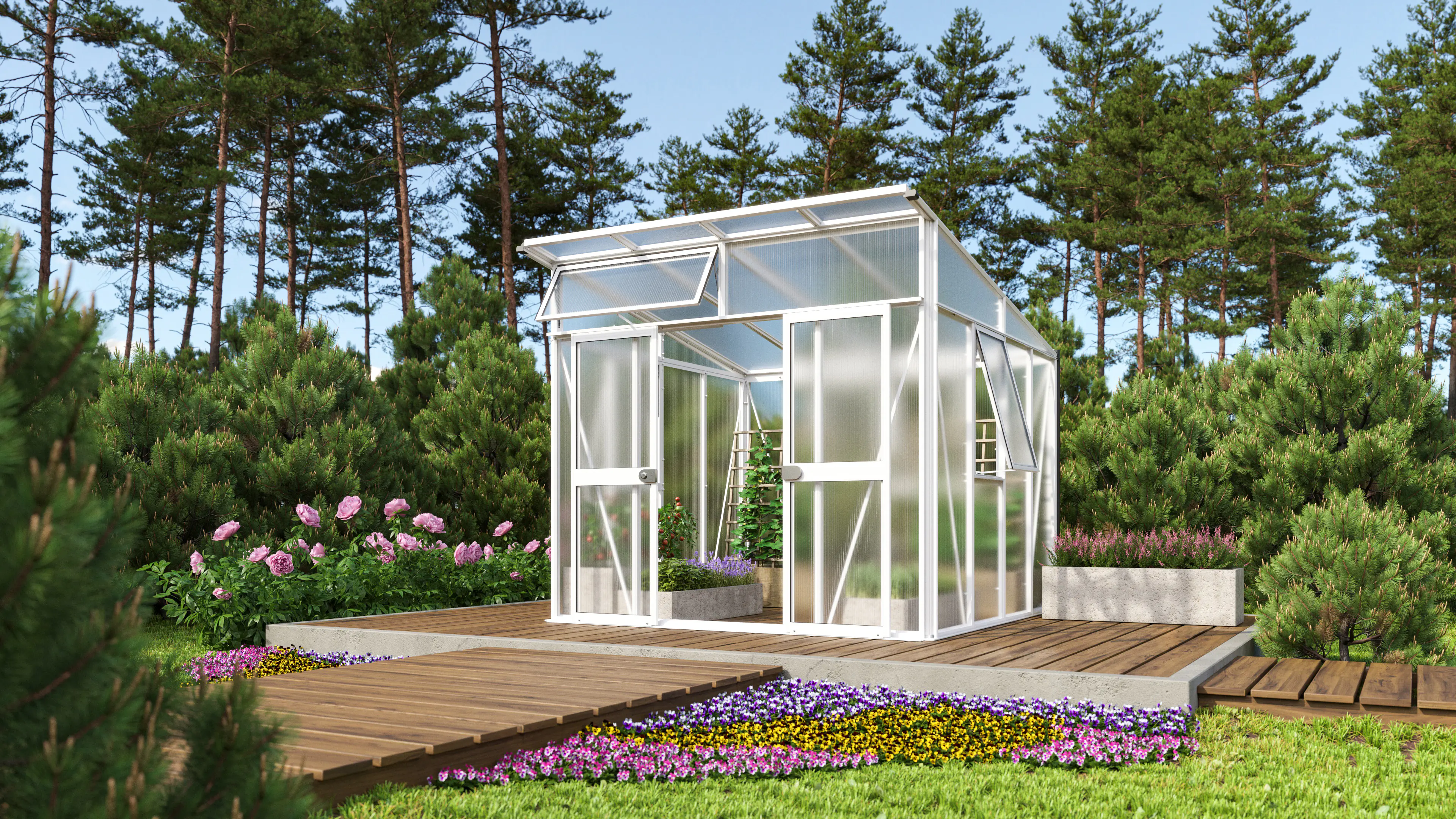 Vitavia Gewächshaus Aura 7800 275 x 270 cm 10 mm HPK