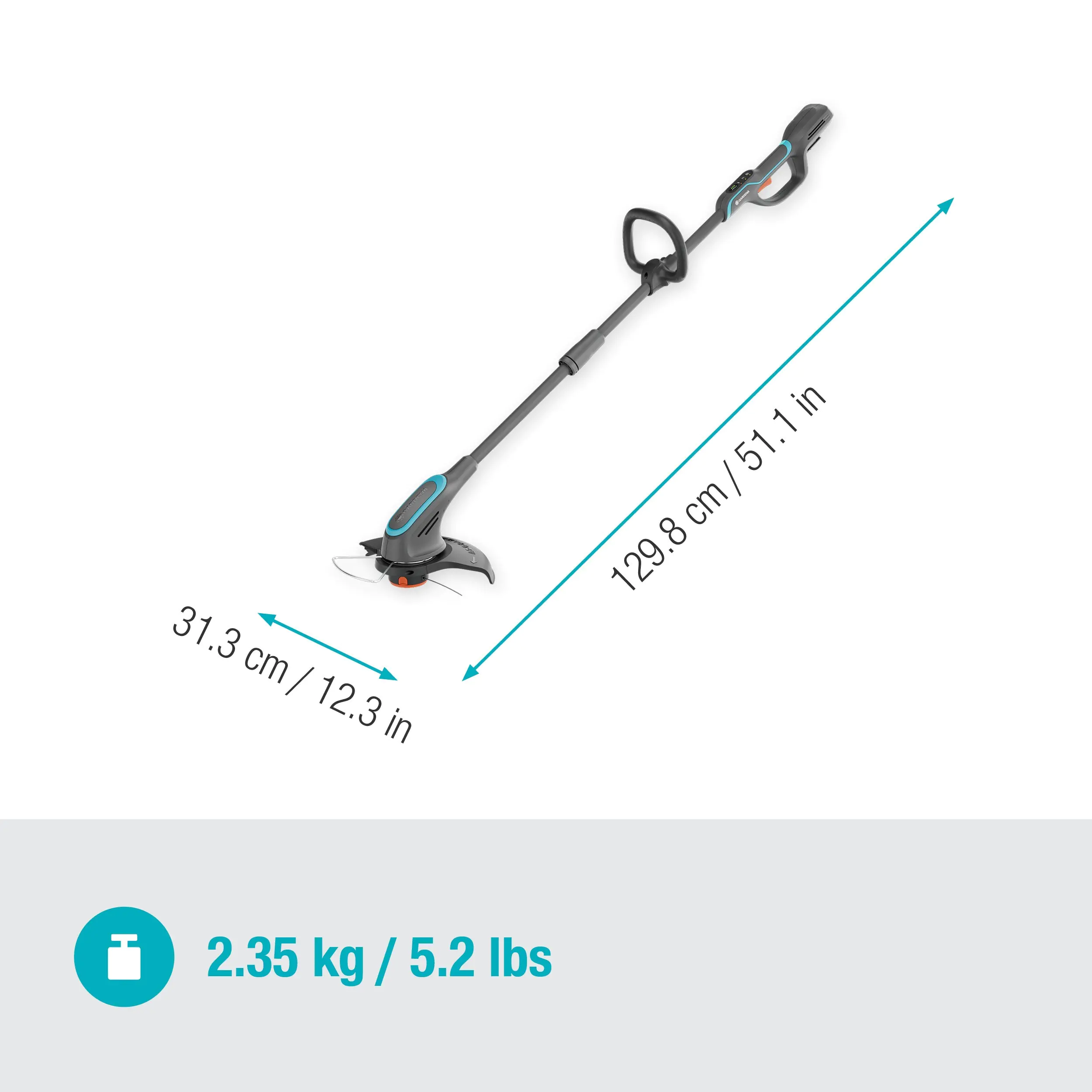 Gardena Akku Rasentrimmer PowerTrim 30/18V