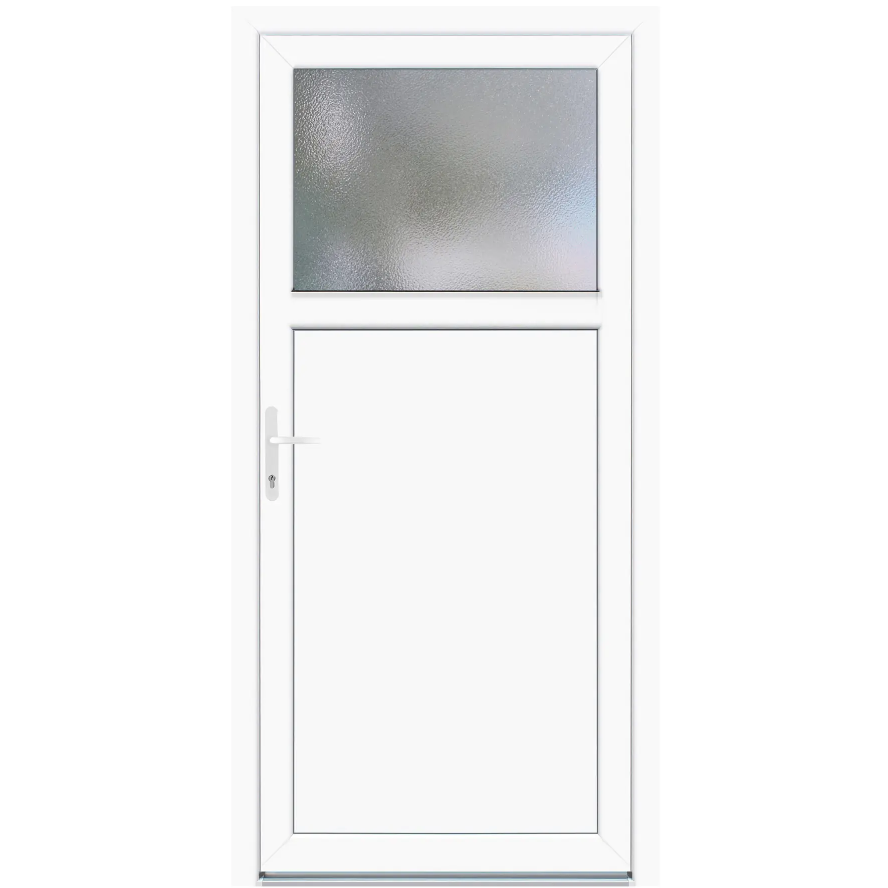 Panto Nebeneinganstür Kunststoff Modell K504 88 x 198 cm DIN links weiß