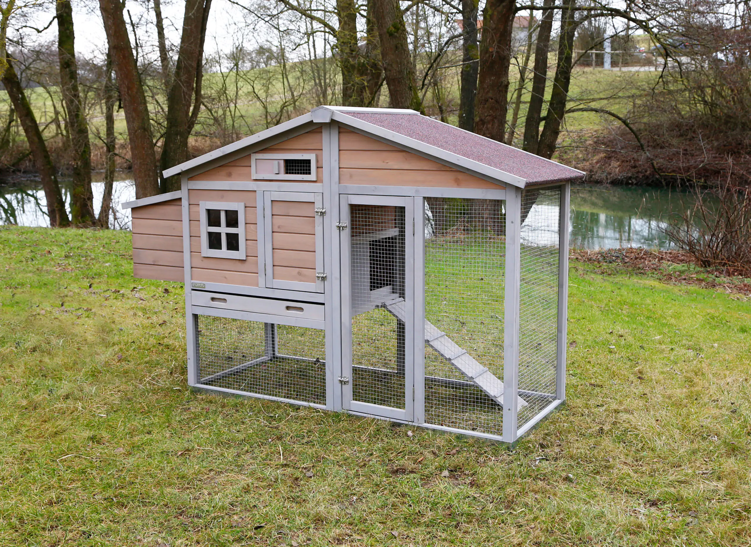 Kerbl Hühnerstall Bonny 181 x 65 x 118 cm