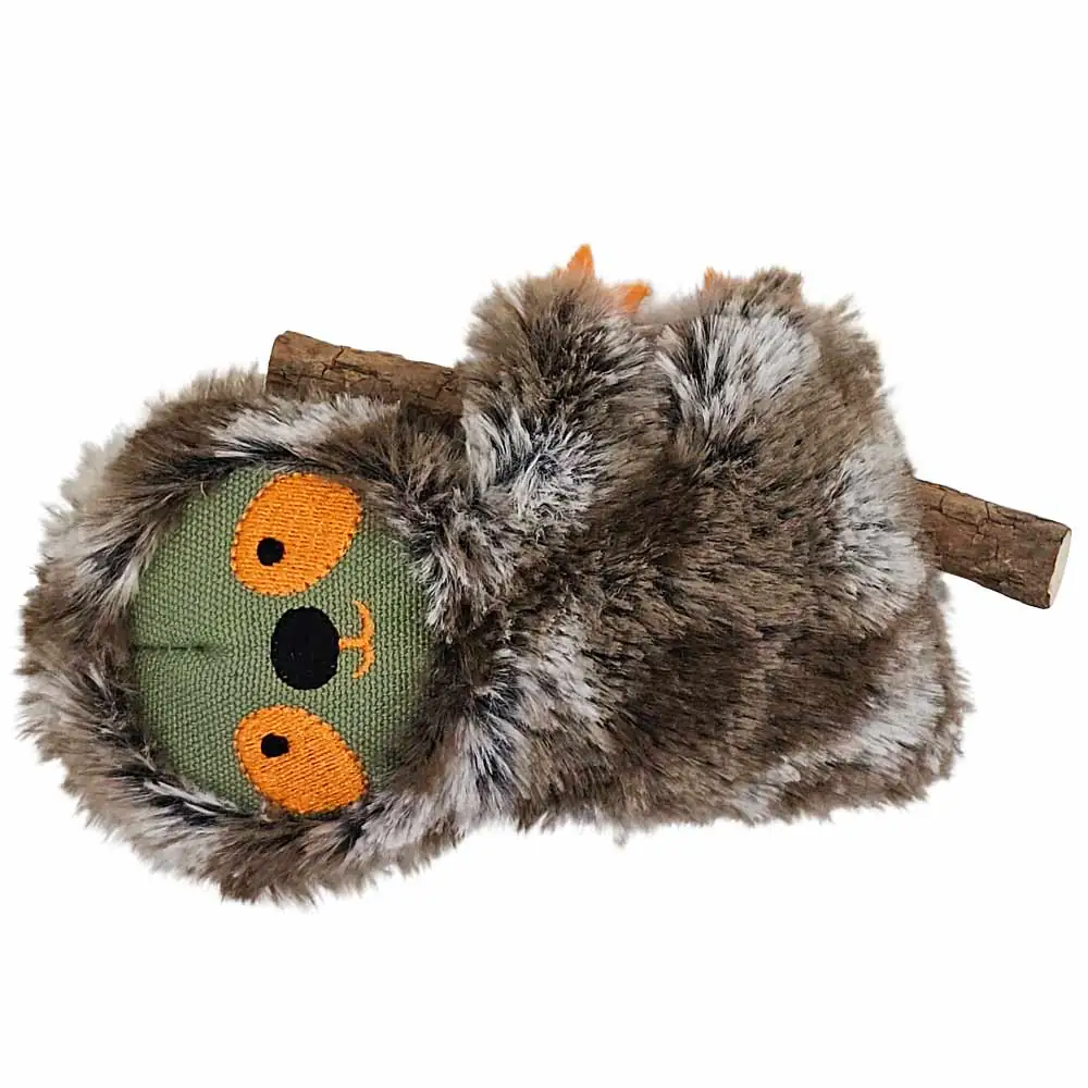 Nobby Katzen Kuscheltier Faultier mit Stock 13 cm