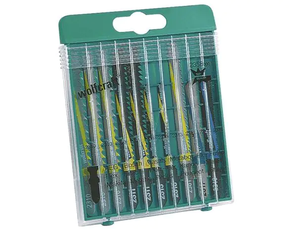 Wolfcraft Stichsägeblatt-Set T-Schaft 10 Stück