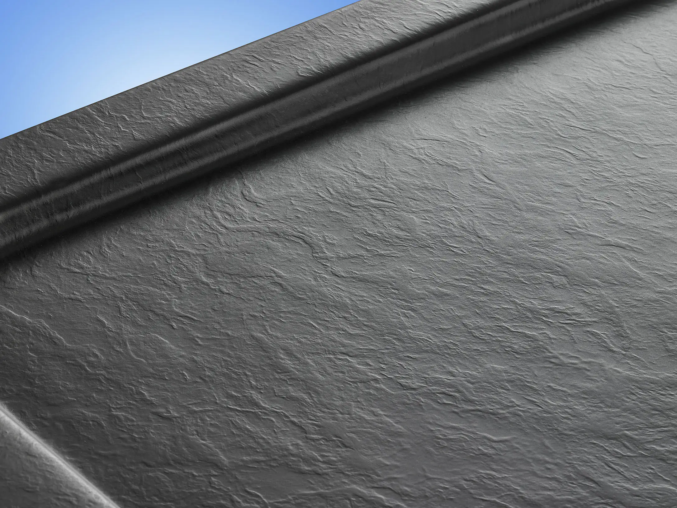 Ottofond Duschwanne Aruba 140 x 80 x 3 cm, anthrazit