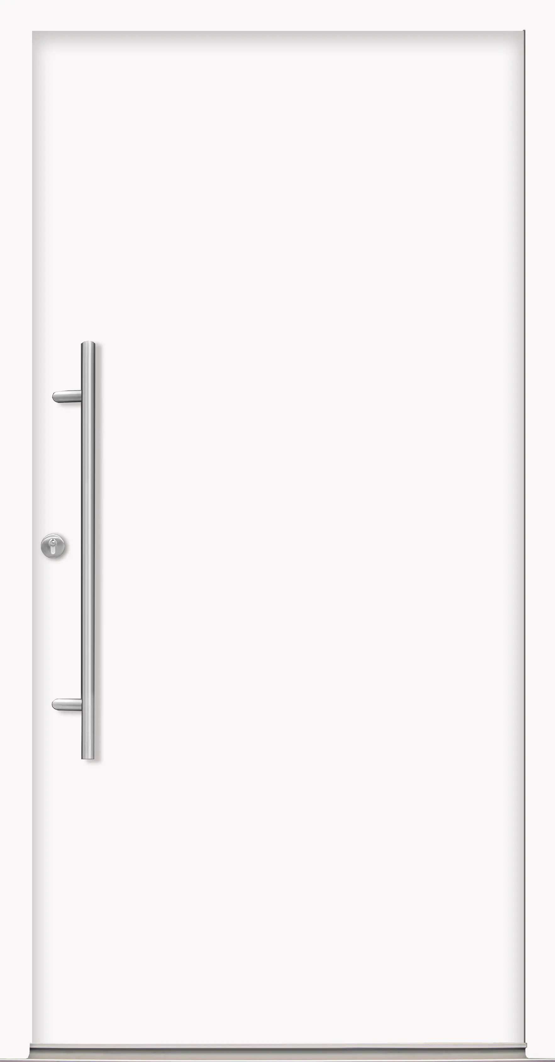 Splendoor Haustür Passivedoor Premium B05 Weiß DIN Links 100 x 210 cm