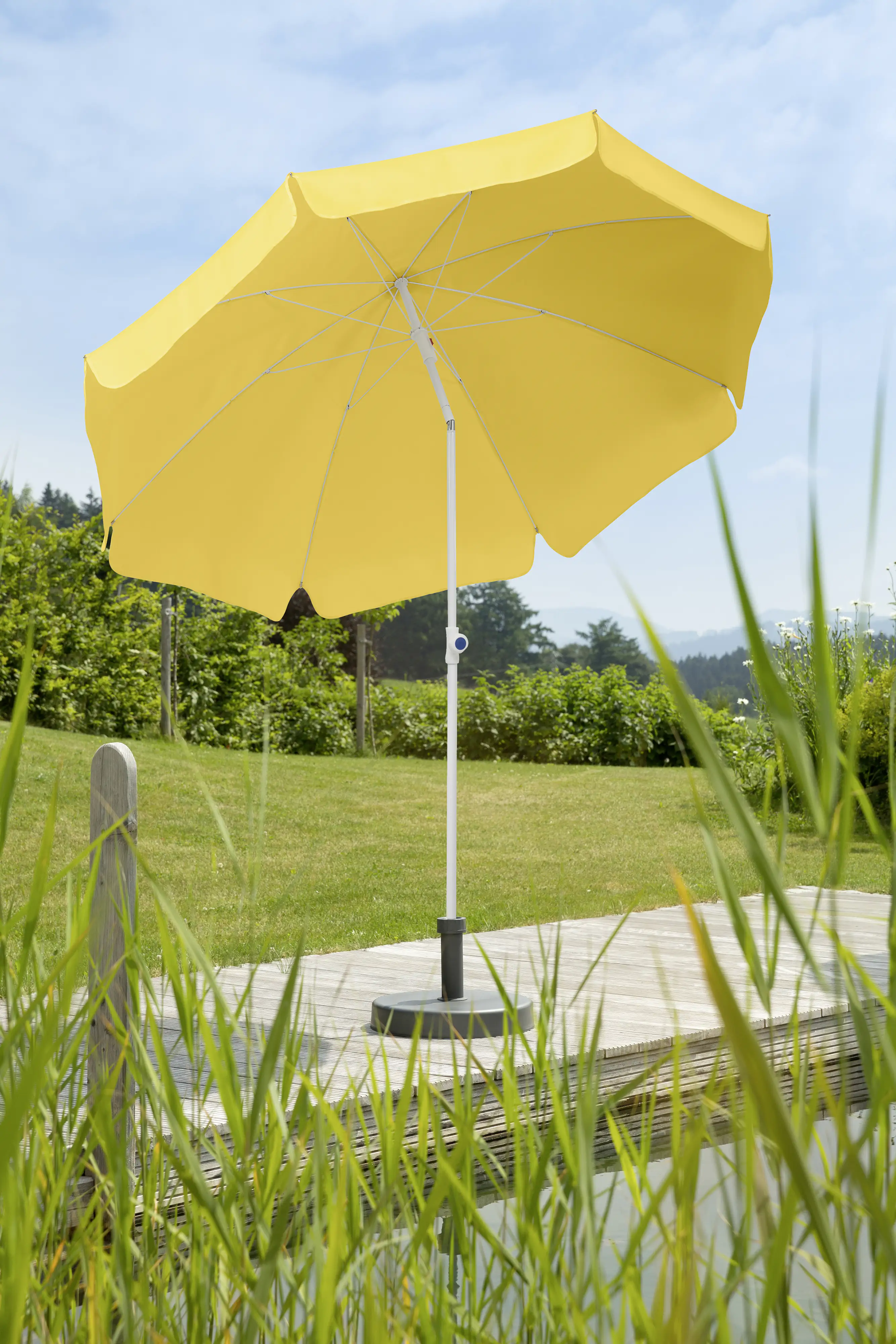 Schneider Sonnenschirm Ibiza goldgelb Ø 240 cm