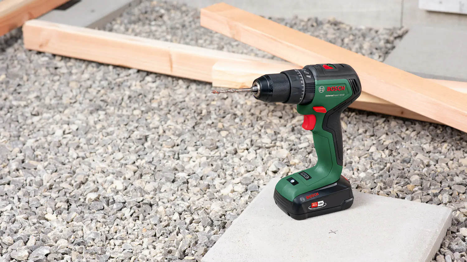 Bosch Akku-Schlagbohrmaschine UniversalImpact 18V-60 Solo