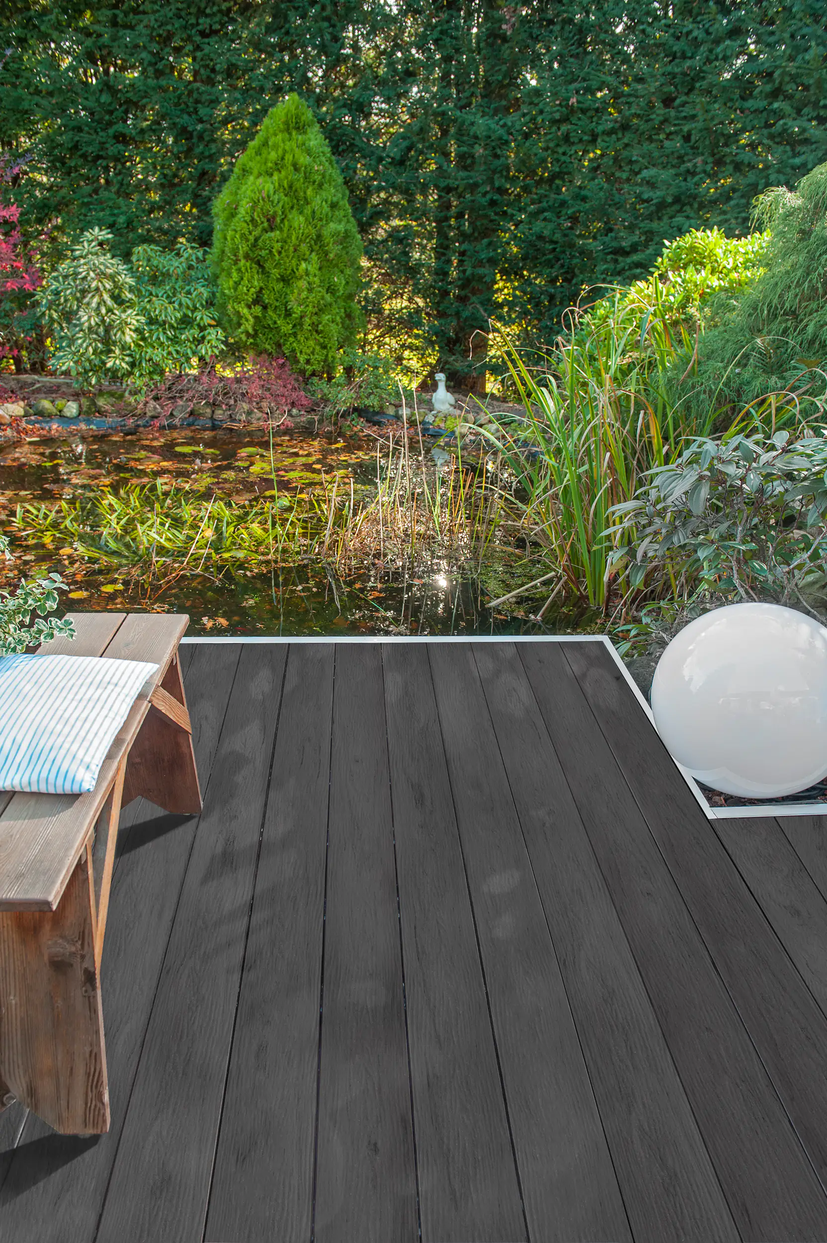 Kovalex Terrassendiele WPC 300 x 14,5 x 2,0 cm räuchereiche mattiert