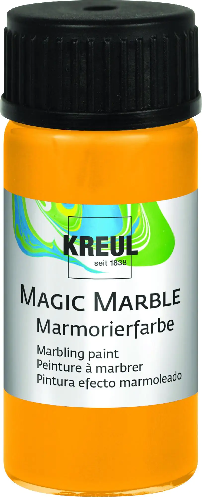 Kreul Magic Marble Marmorierfarbe sonnengelb 20 ml