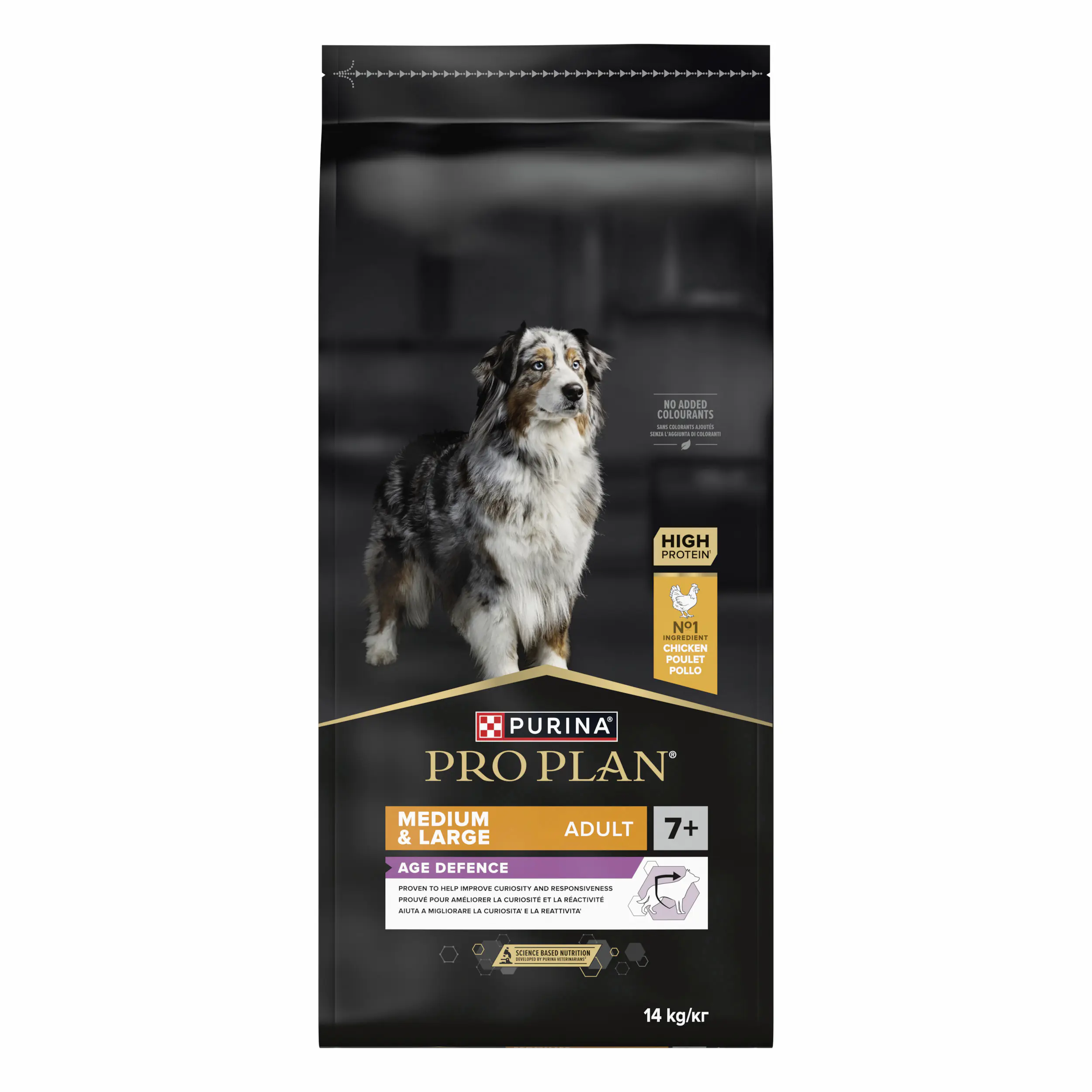 Purina Pro Hundetrockenfutter Senior Medium 14 kg Huhn & Reis