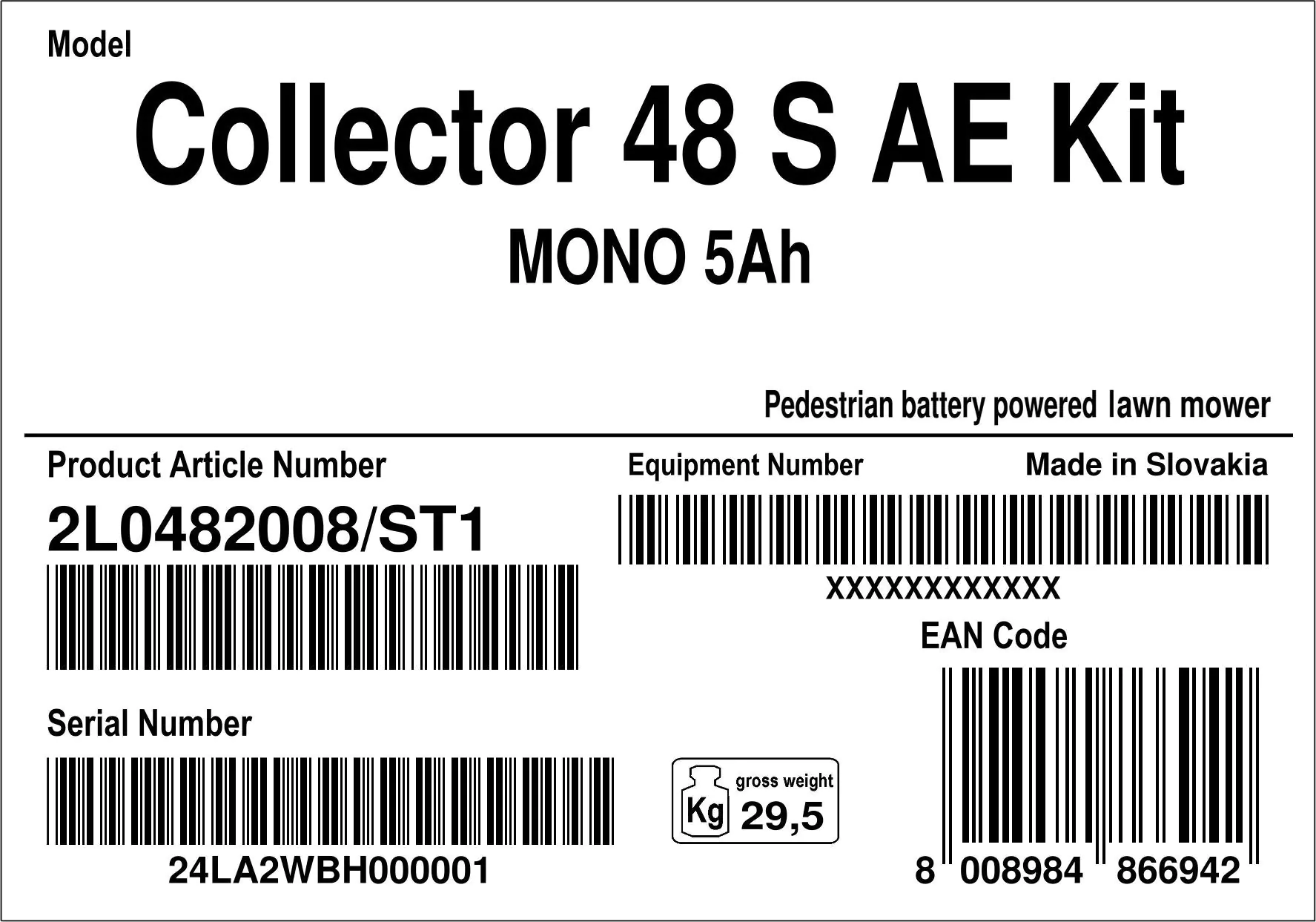 Stiga Akku-Rasenmäher Collector S 48 AE inkl. 5 Ah Akku u. Ladegerät
