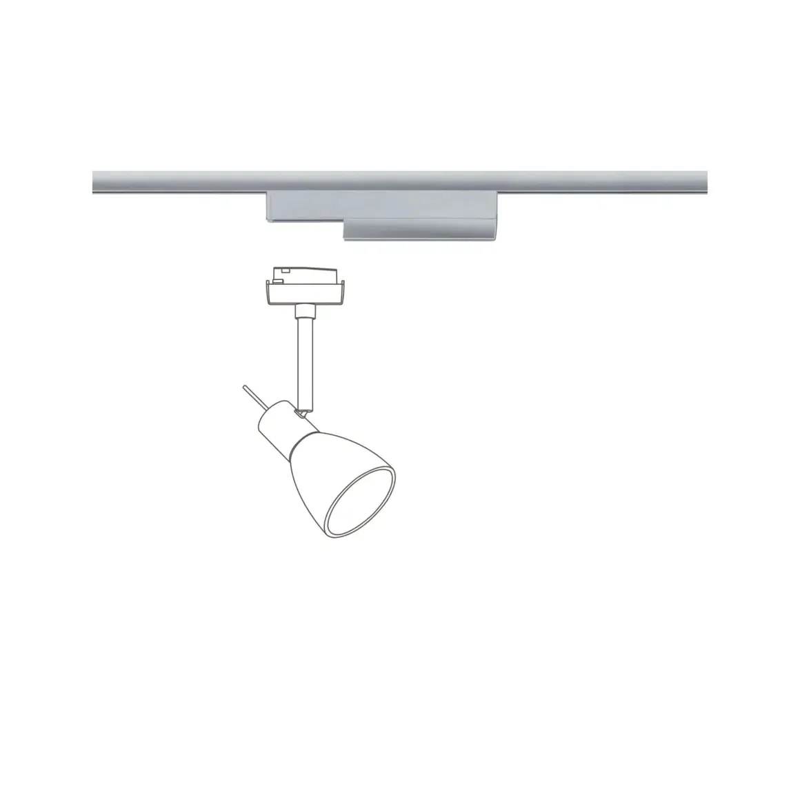 Paulmann U-Rail ZigBee Adapter Single Adapter II, 20W, chrom matt