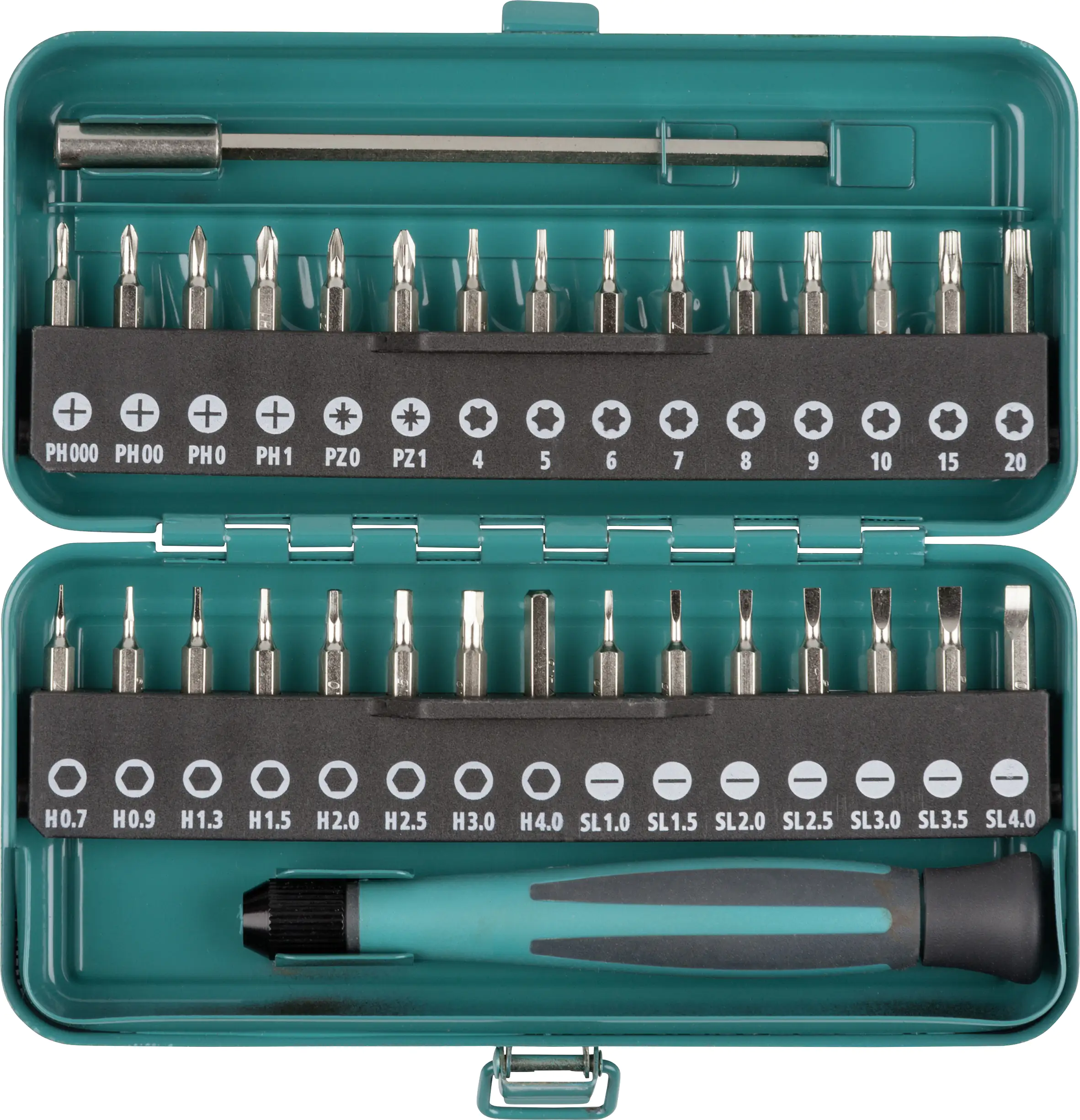 Wolfcraft Hbit-Set Micro 32-teilig Sechskant