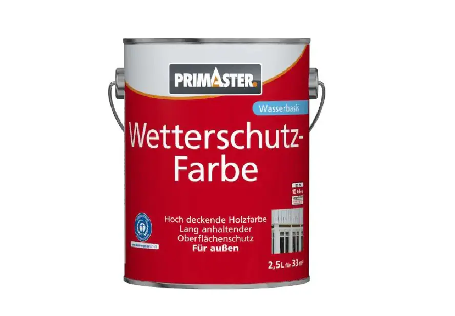 Produktbild:  Primaster Wetterschutzfarbe 2,5 L braun