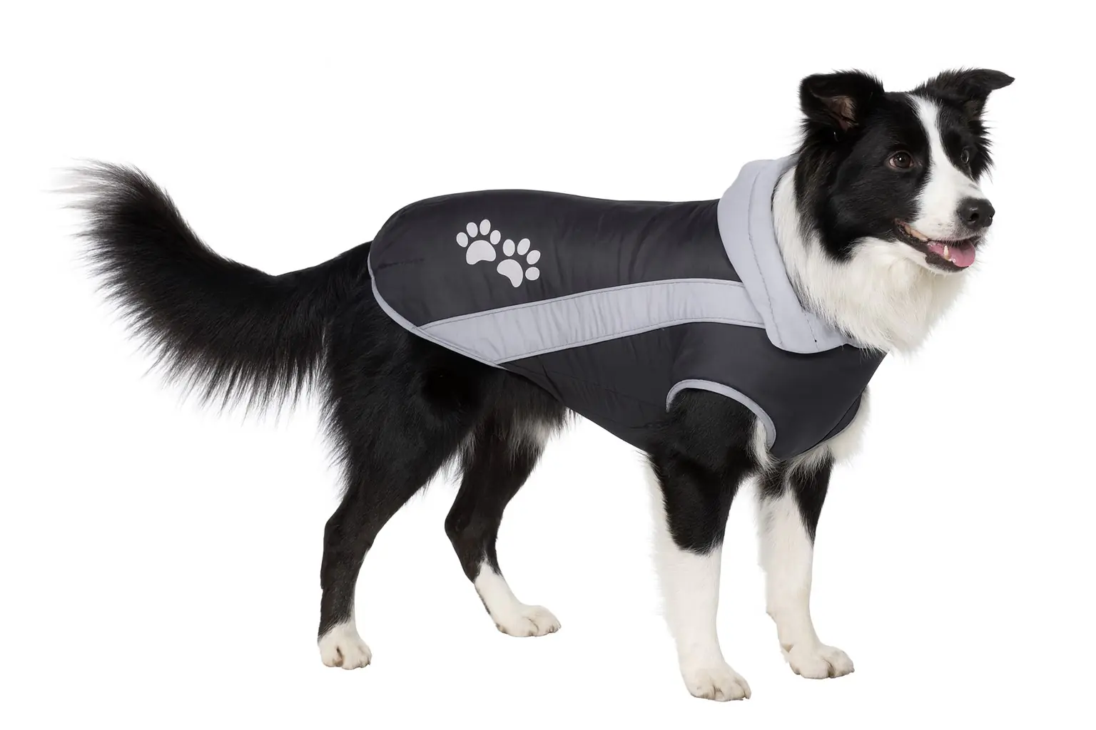 Nobby Hundemantel Sabi Rückenlänge 32 cm, schwarz grau