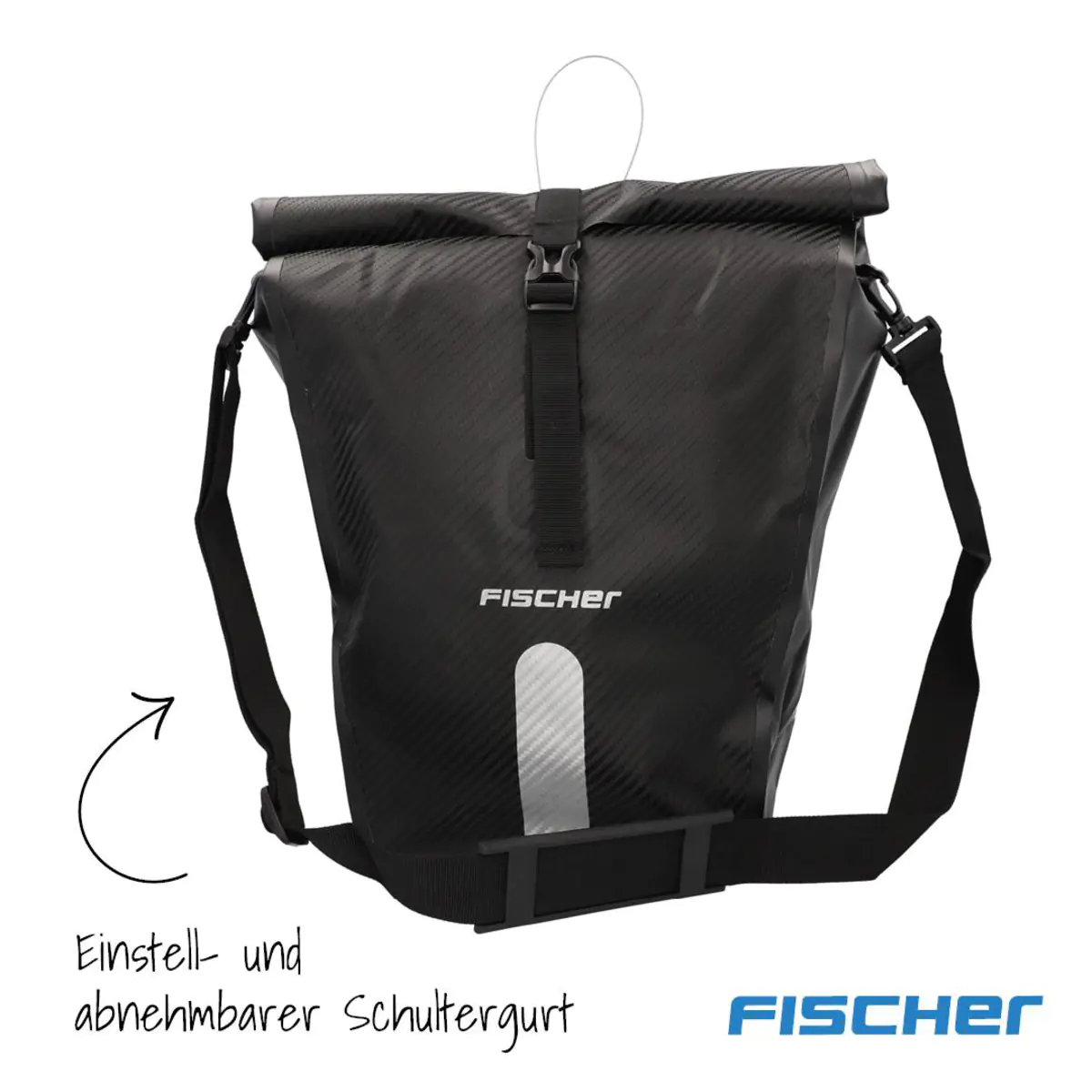 Fischer Gepäckträgertasche PLUS Emendo 23 L abschließbar