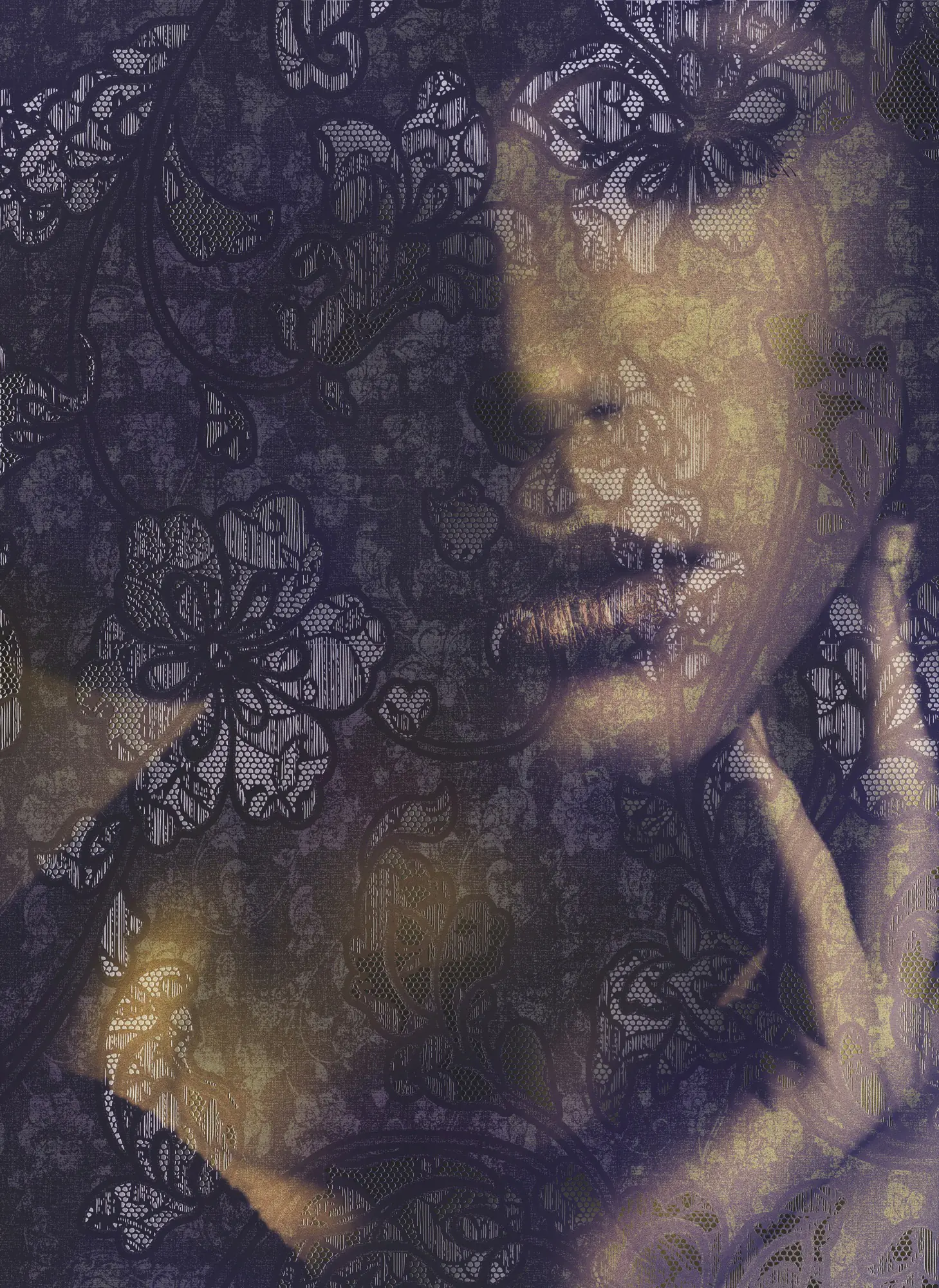 Komar Vlies Fototapete Lace 184 x 248 cm 