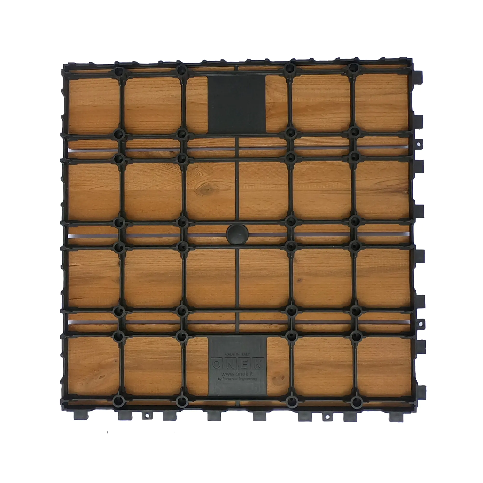 ONEK Klickfliese Holz natur Smartdeck 40 x 40 x 2,5 cm 1 Stück