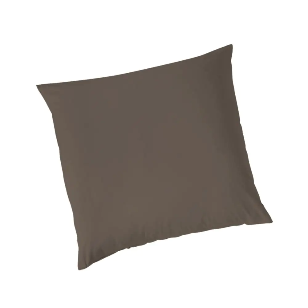 Vario Kissenbezug Jersey dunkelbraun, 80 x 80 cm