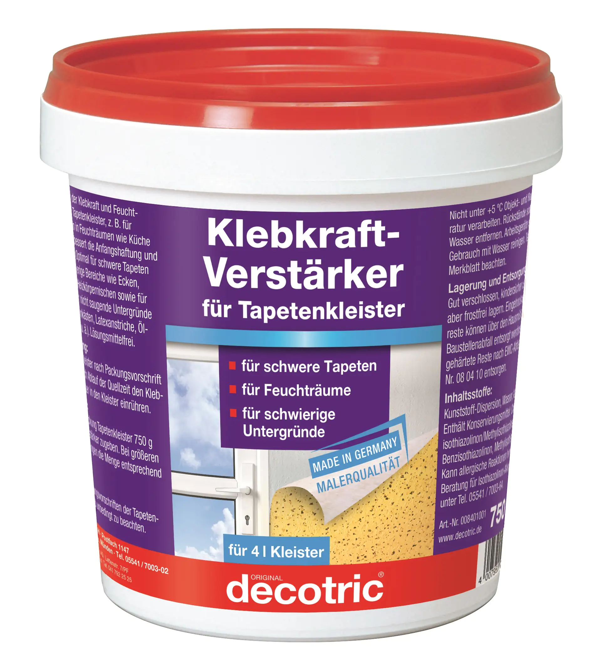 Decotric Klebkraft-Verstärker 750 g