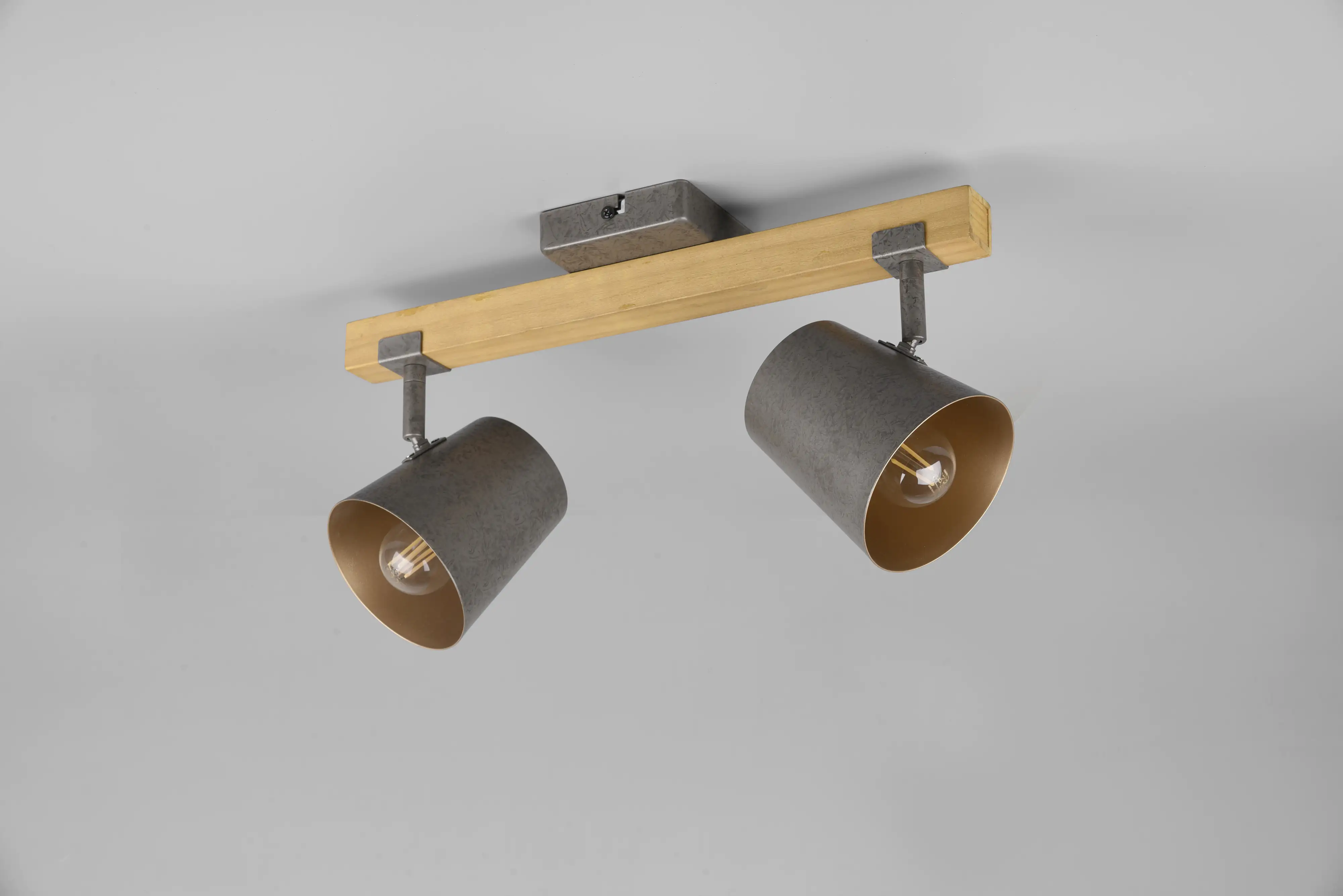 Trio Leuchten 2er Spot Bell nickel antik