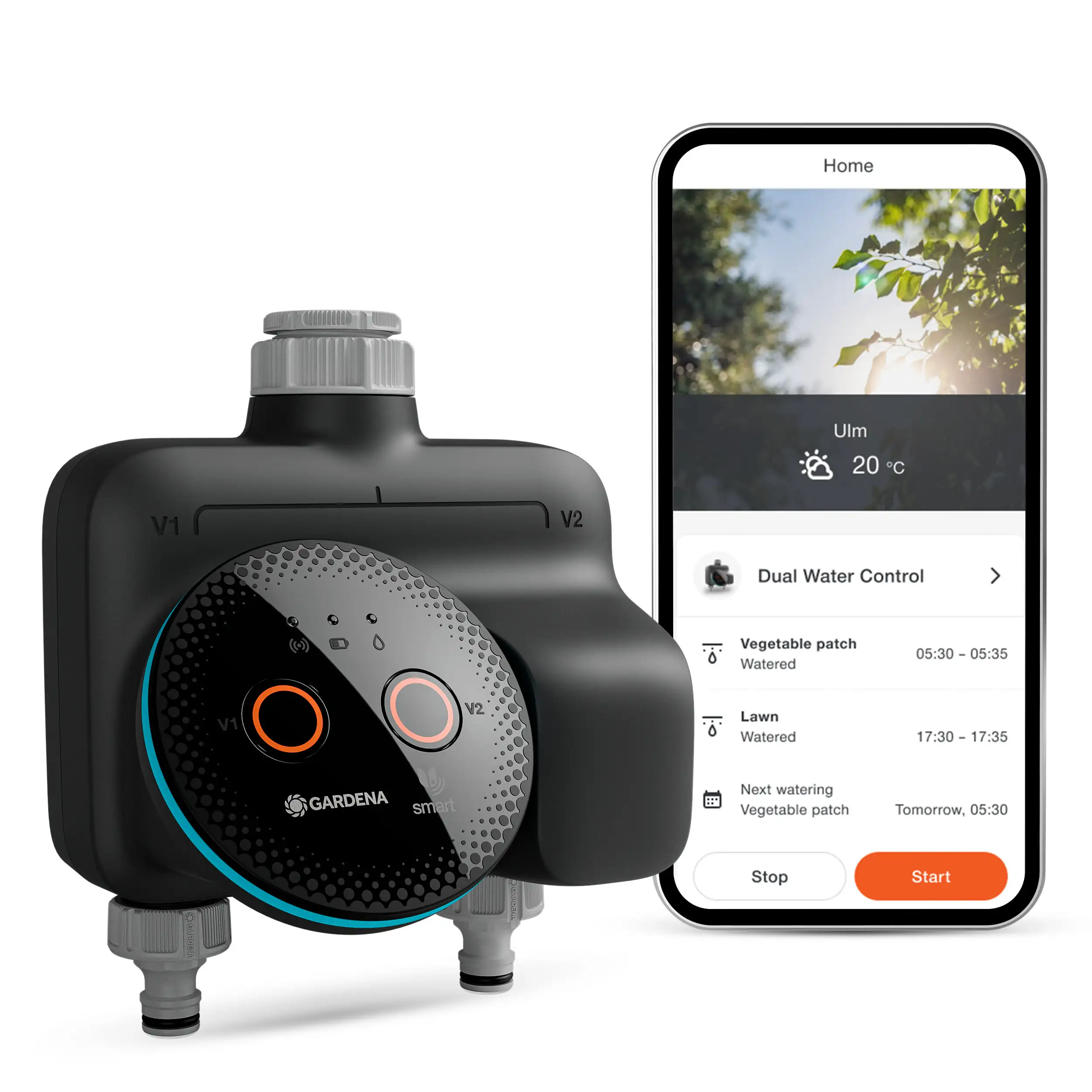 Gardena Bewässerungscomputer Smart Dual Water Control