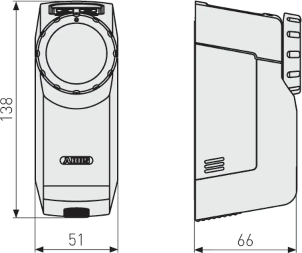 Abus HomeTec Pro Funk-Türschlossantrieb CFA3000W