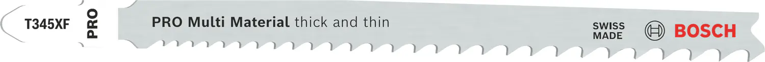 Bosch PRO Stichsägeblatt Multi Material T345XF 132 mm 3 Stück