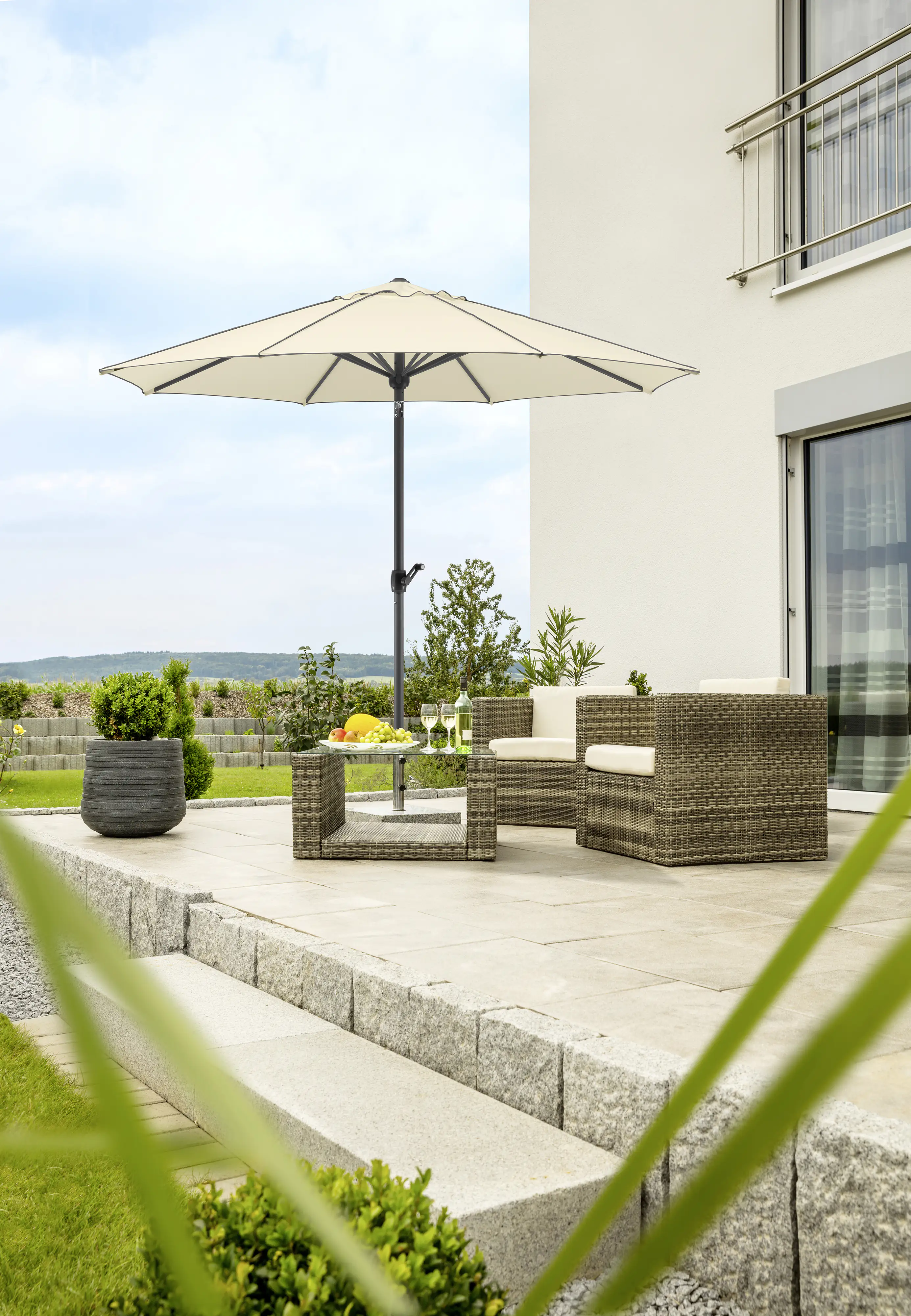 Schneider Sonnenschirm Adria natur Ø 300 cm