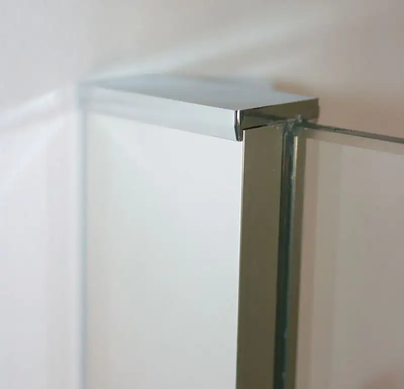 TrendLine Dusch-Drehtür links mit Seitenwand Easy-6 90 x 90 cm Klarglas