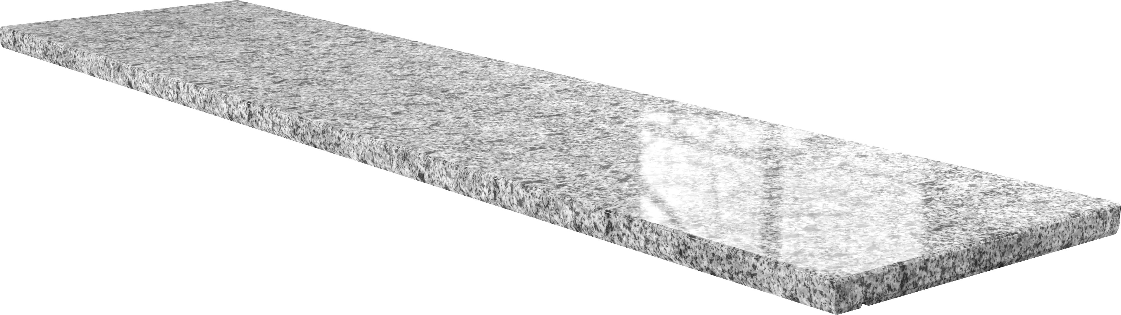 Wigastone Granit-Fensterbank Star Grey 101 x 20 x 2 cm mit Wasserrille