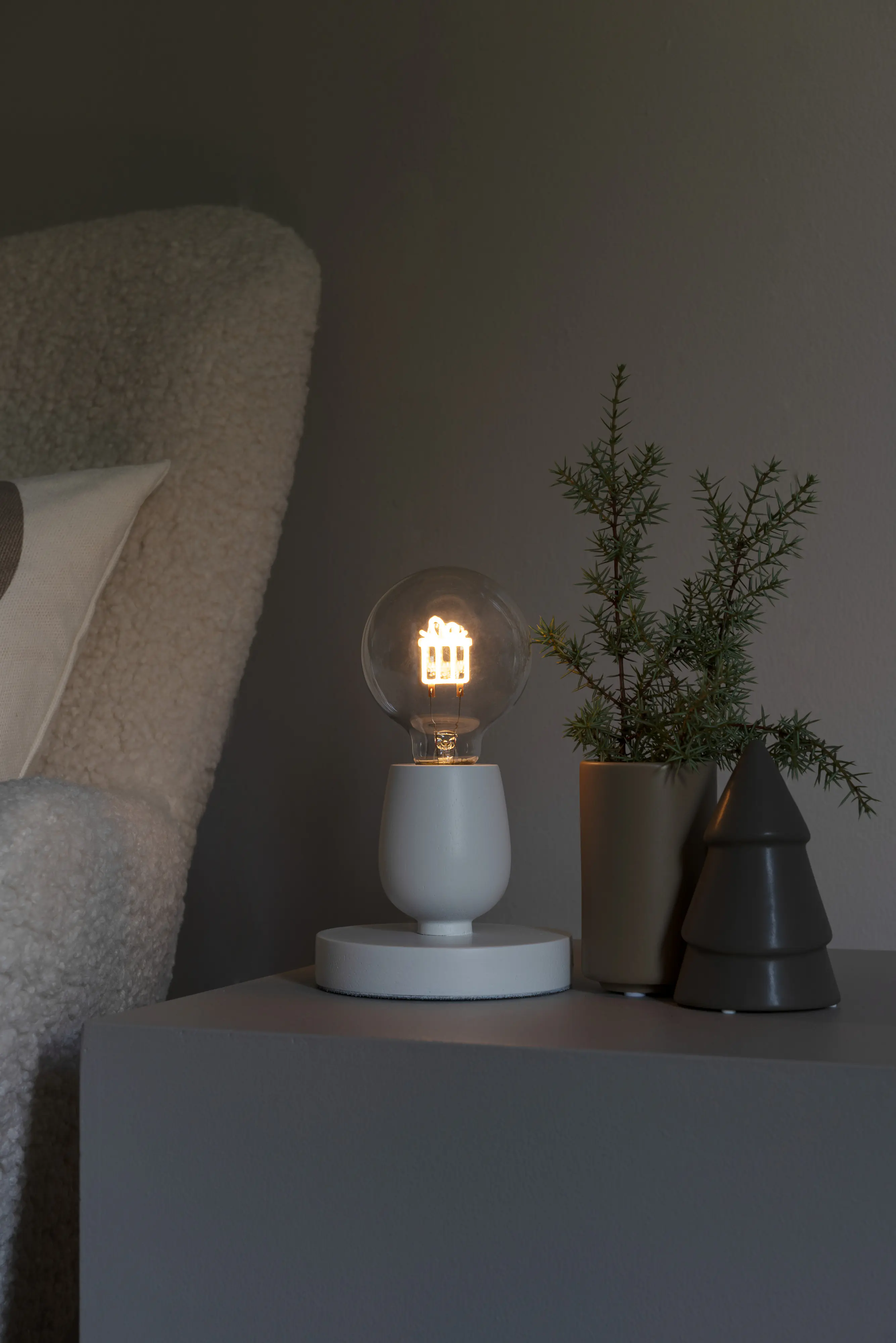 Konstsmide LED Tischleuchte Geschenk 1 Diode bernstein
