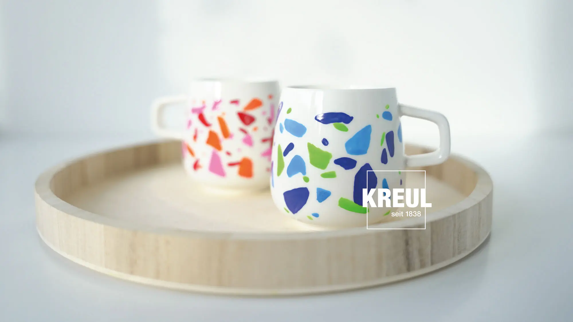 Kreul Glas-und Porzellanfarbe Classic Set Color Living 6 x 20 ml