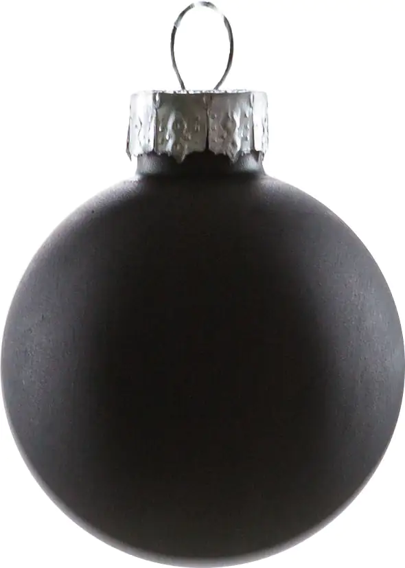 TrendLine Weihnachtskugeln aus Glas Ø 3,5 cm schwarz 16 Stück\n