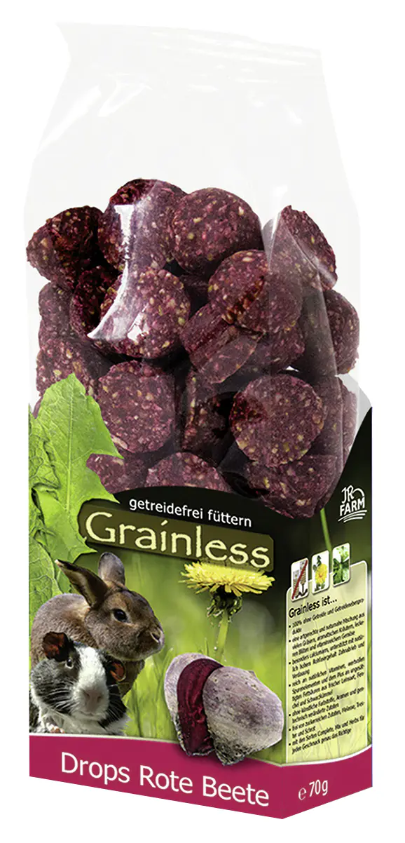 JR Farm Grainless Drops Nagersnack 140 g Rote Beete