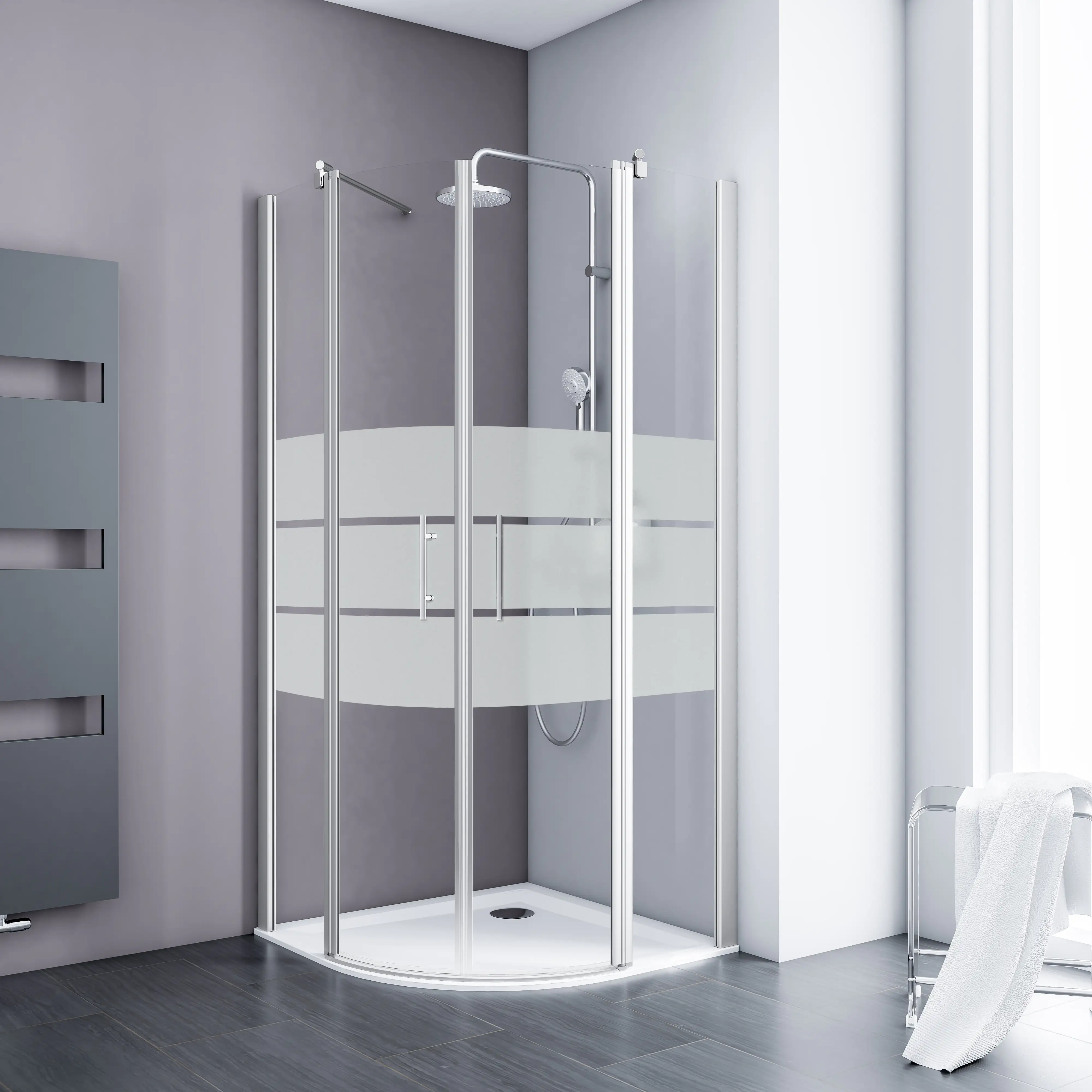 Schulte Runddusche 90 x 90 x 192 cm Alexa Style 2.0
