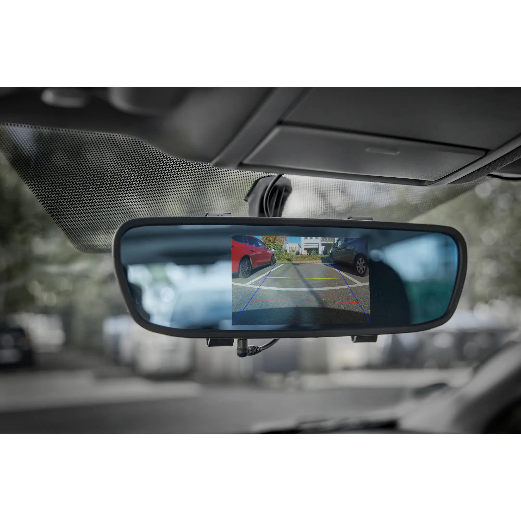 AEG Rückfahrkamera SR5 mit 12,7 cm 5" LCD-Rückspiegelmonitor