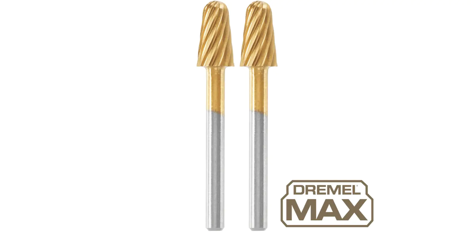 Dremel Max Hochgeschwindigkeits-Fräsmesser gekrümmt Ø 6,4 mm 117DM 2 Stück