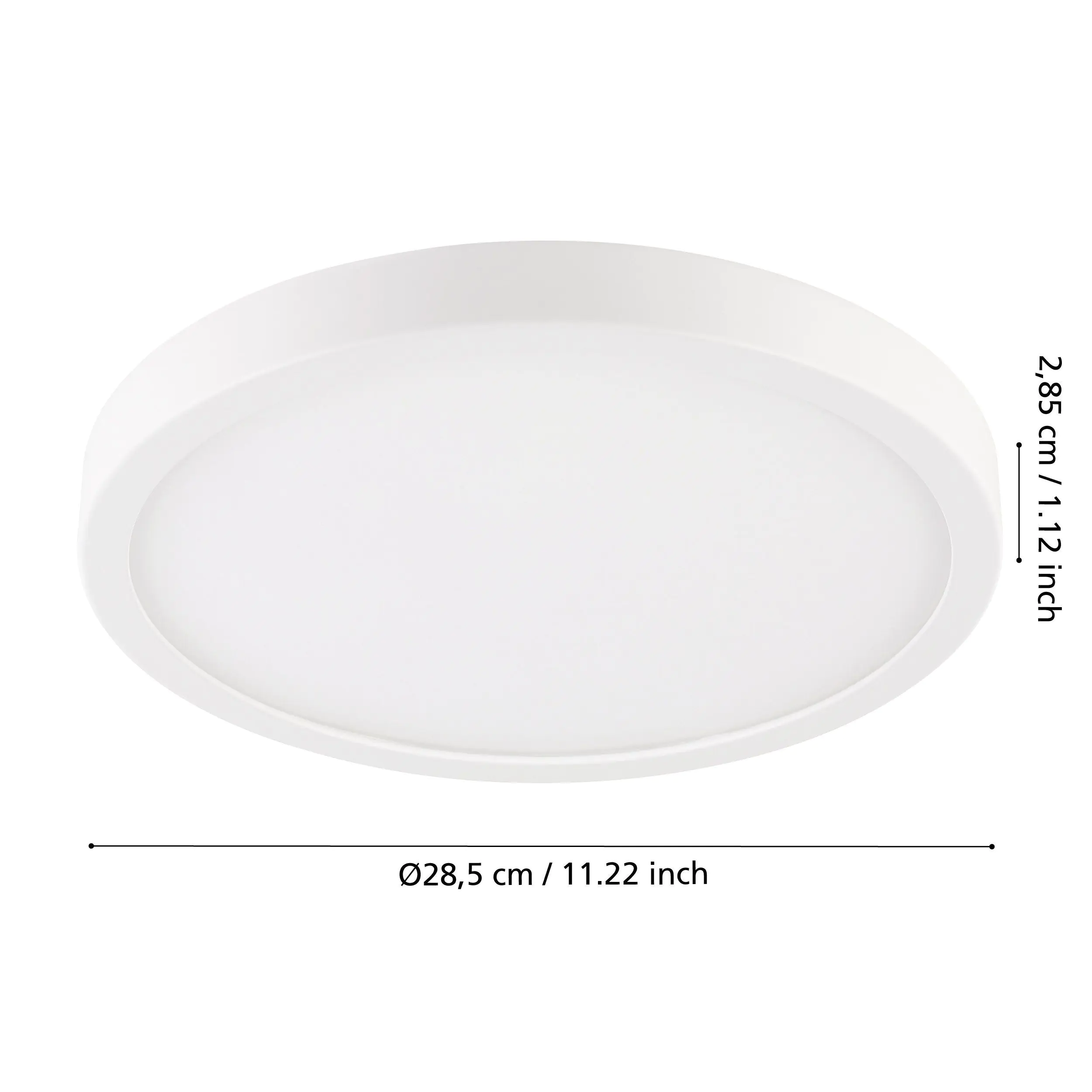Eglo LED Außen-Aufbauleuchte Argolis 2 weiß Ø 28,5 cm