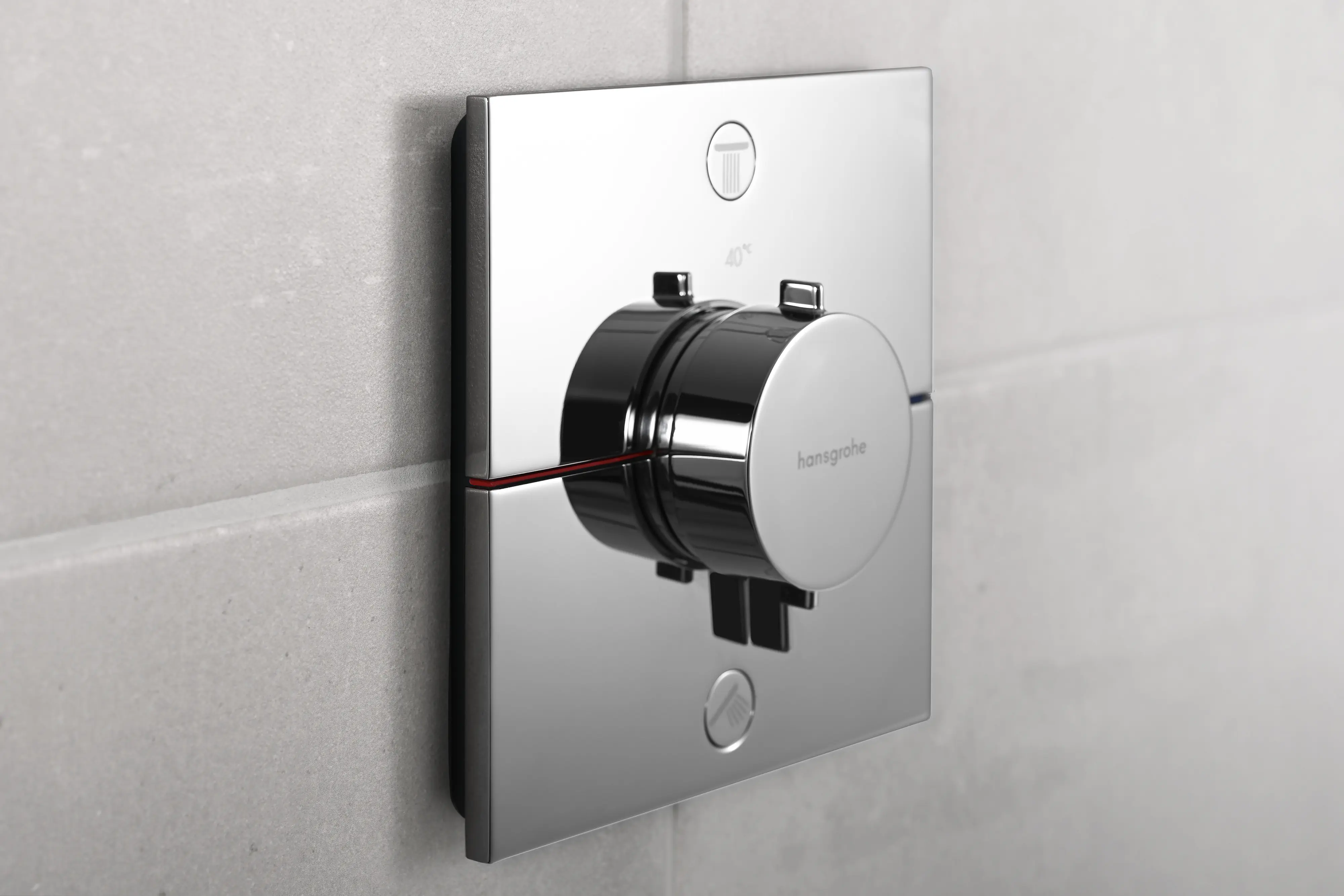 Hansgrohe Duschamatur ShowerSelect Comfort E Unterputz für 2 Verbraucher