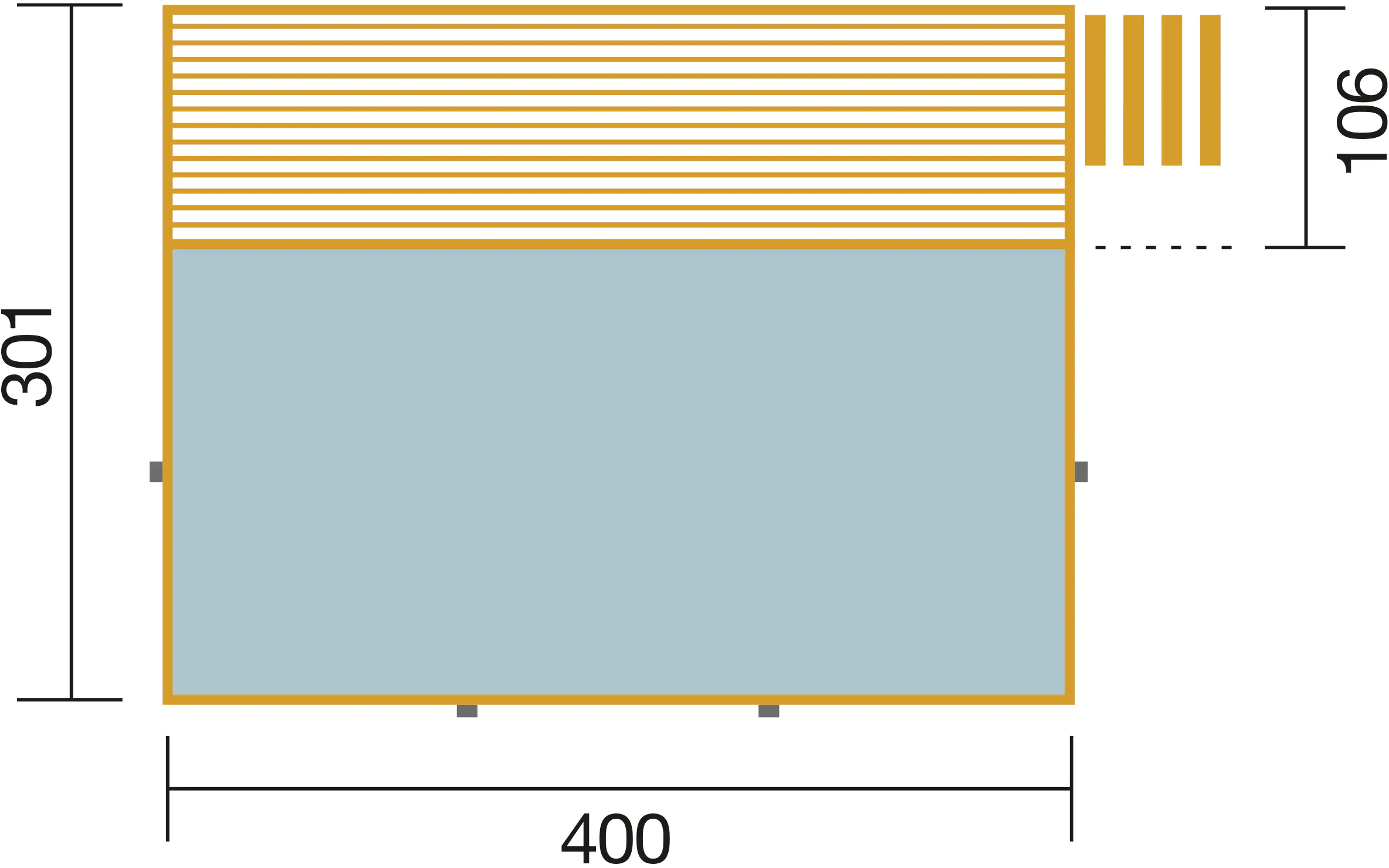 Weka Massivholzpool-Set Mosaik 595 Gr. 1 400 x 301 x 116 cm inkl. Sandfilteranlage