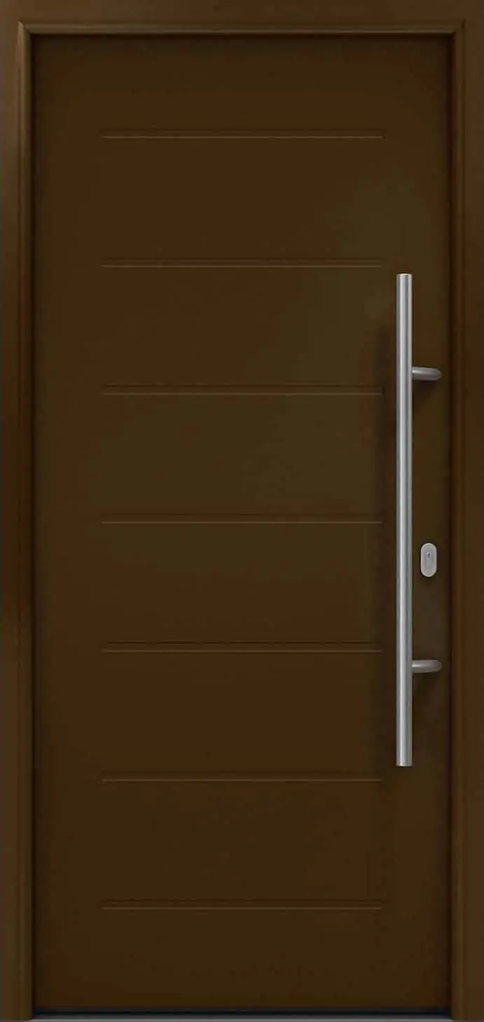 EcoStar Haustür ISOPRO IP 015 terrabraun 110 x 210 cm
