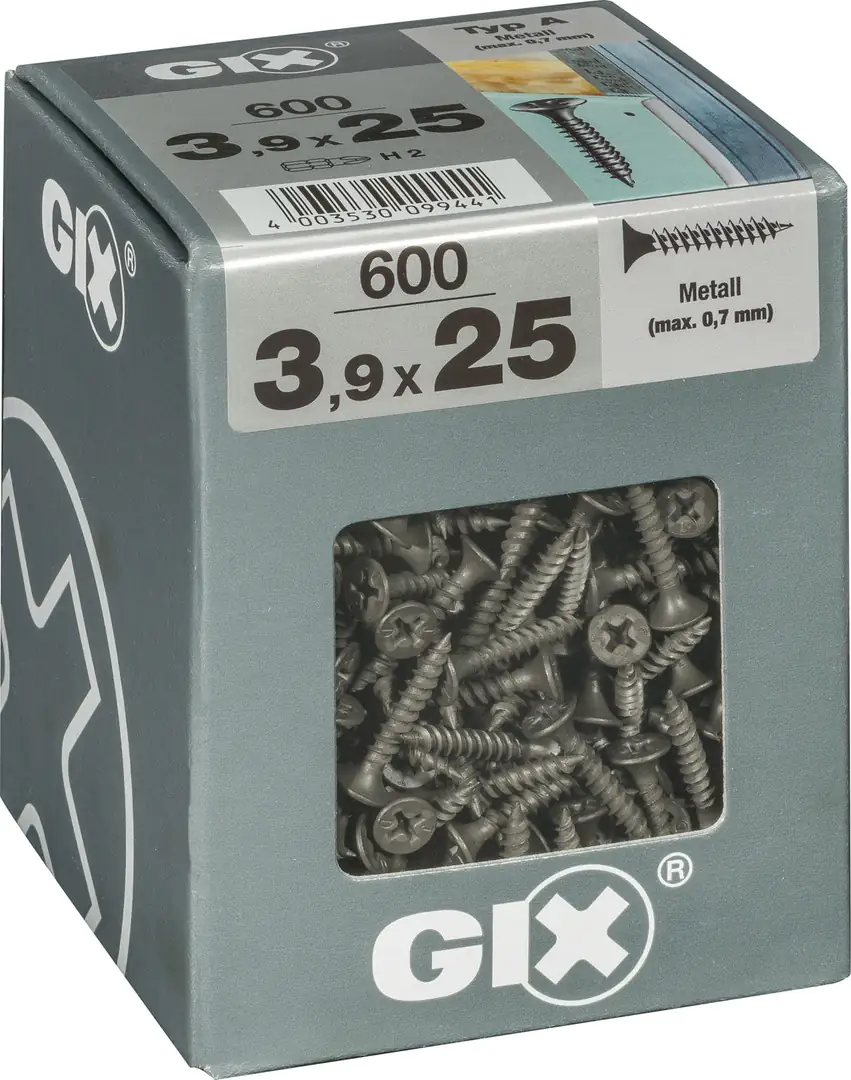 Spax Schnellbauschrauben 3.9 x 25 mm PH 2 Feingewinde - 600 Stk.