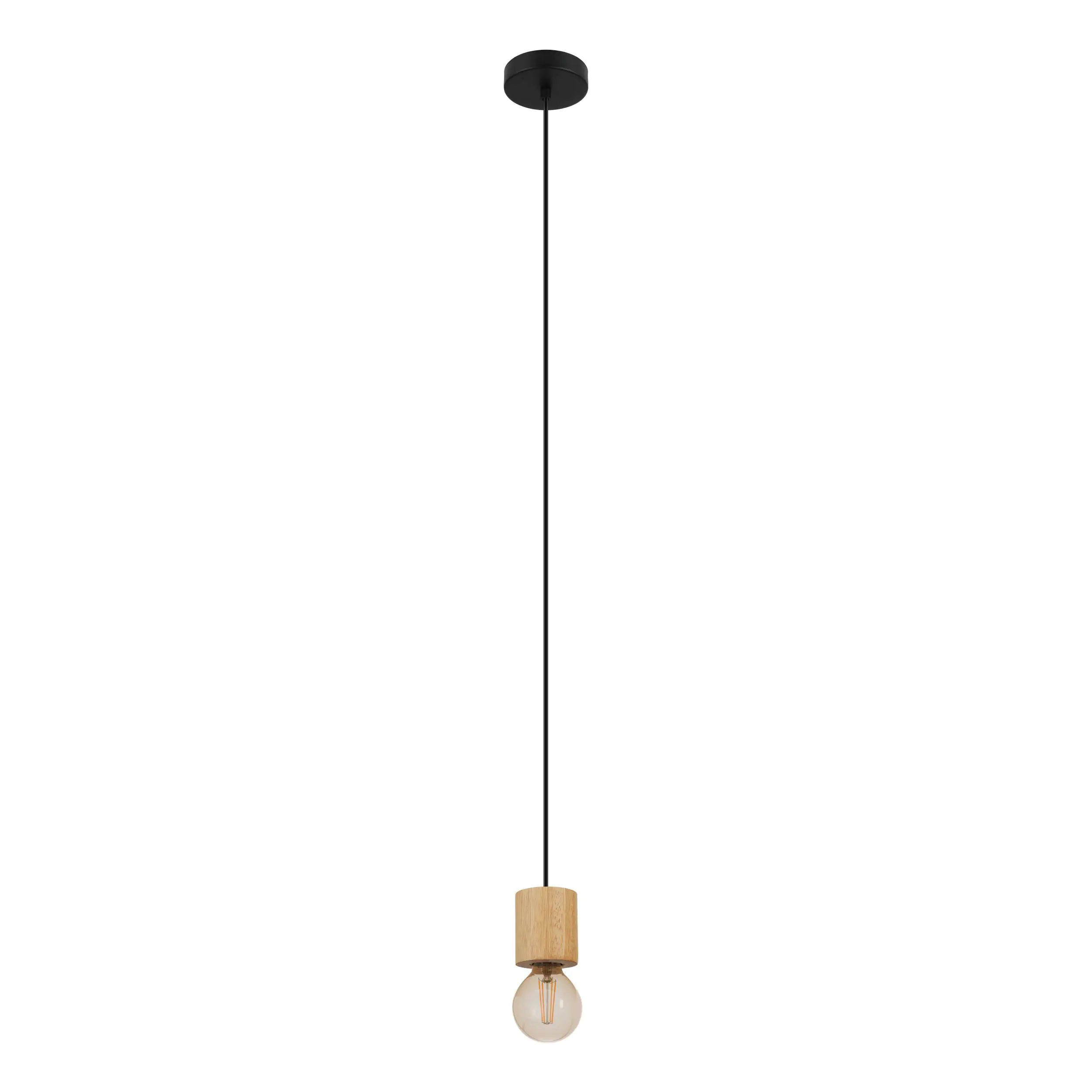 Eglo Hängeleuchte Turialdo braun schwarz 10 x 10,5 cm E27