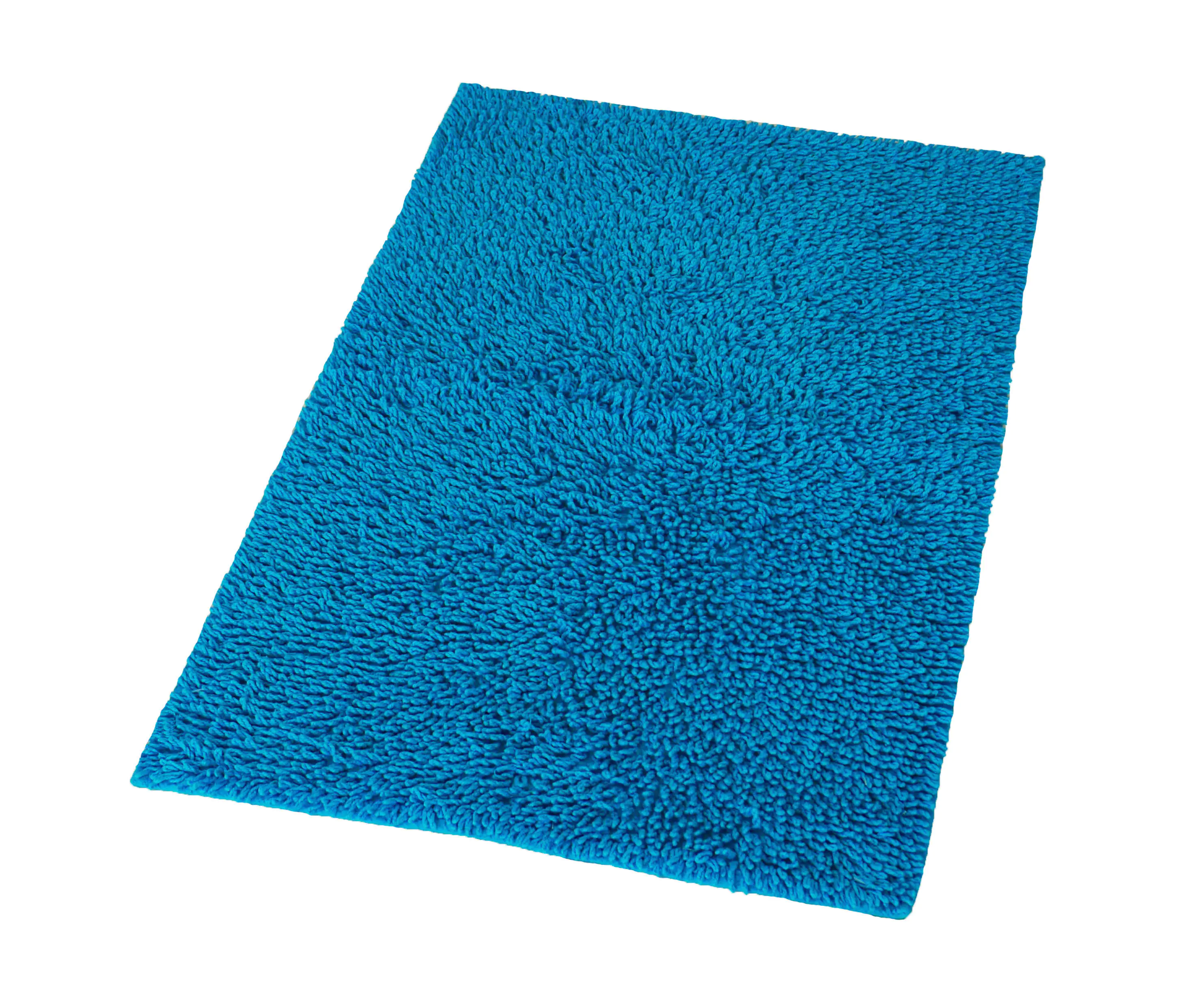 Kleine Wolke Badteppich Zagreb himmelblau, 55x 85 cm