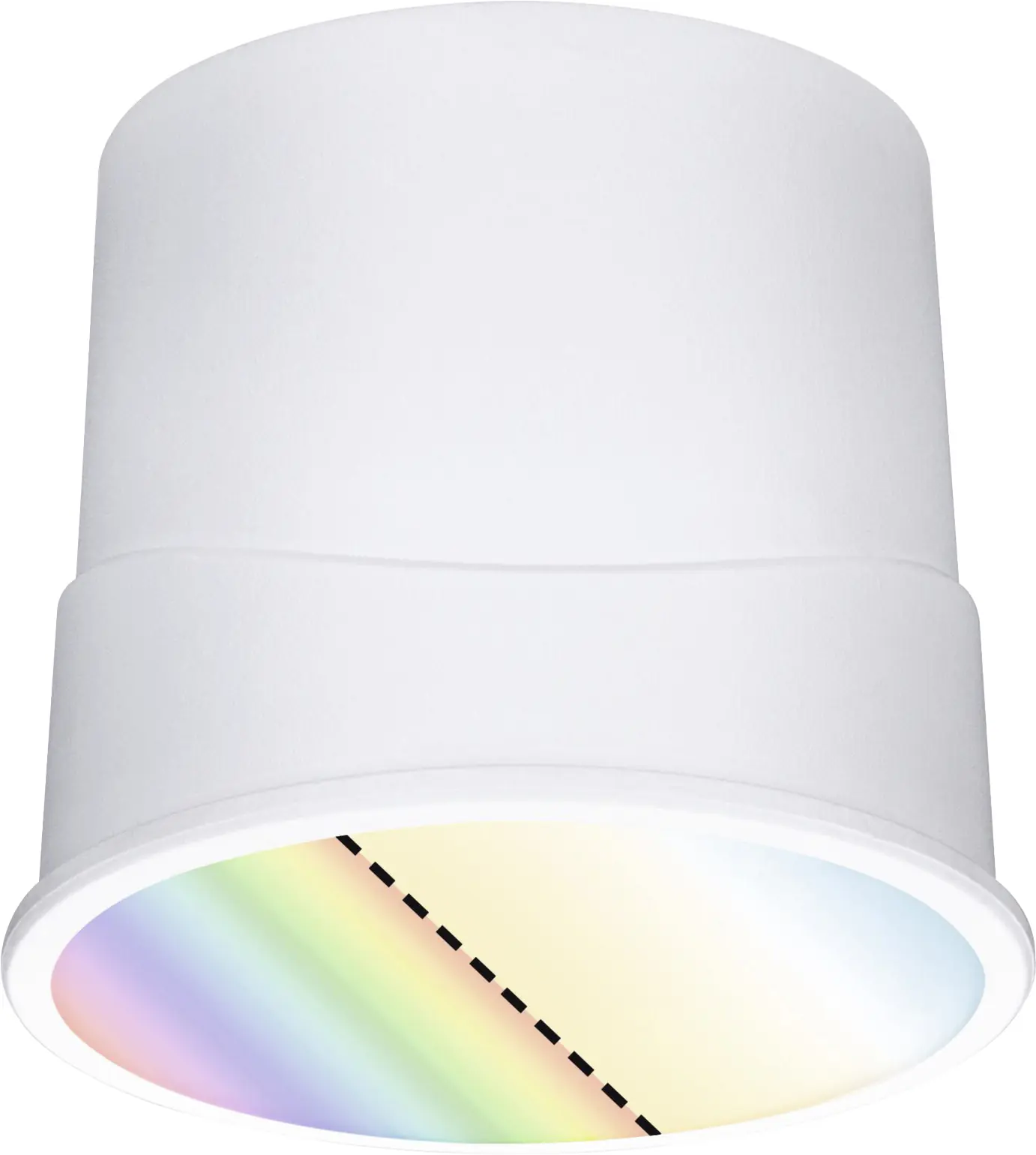 Paulmann LED Einbauleuchte Coin Base satin weiß Zigbee RGBW Ø 5 cm