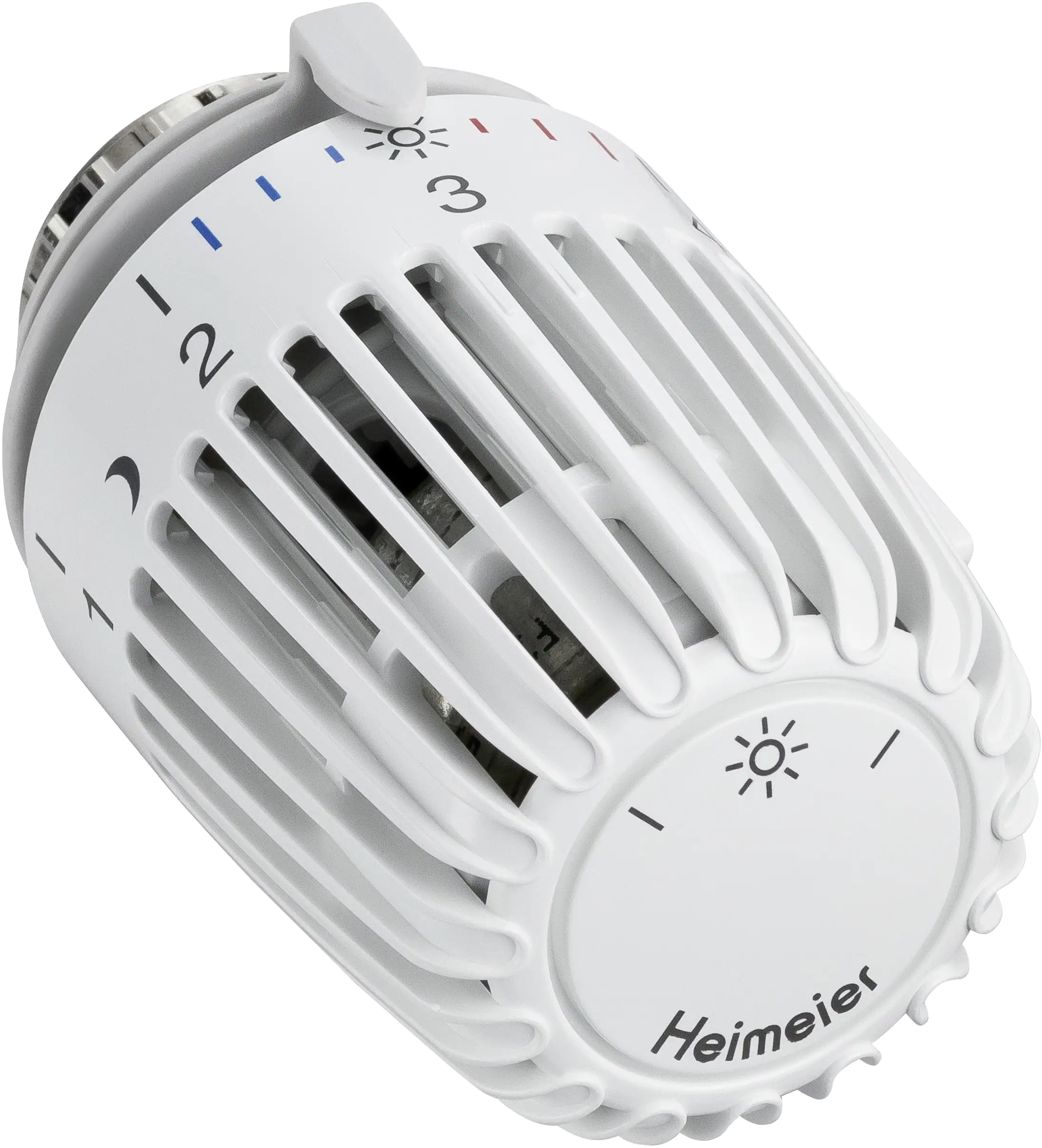 Heimeier Thermostatkopf Typ K fester Fühler, M30 Anschluss, weiß